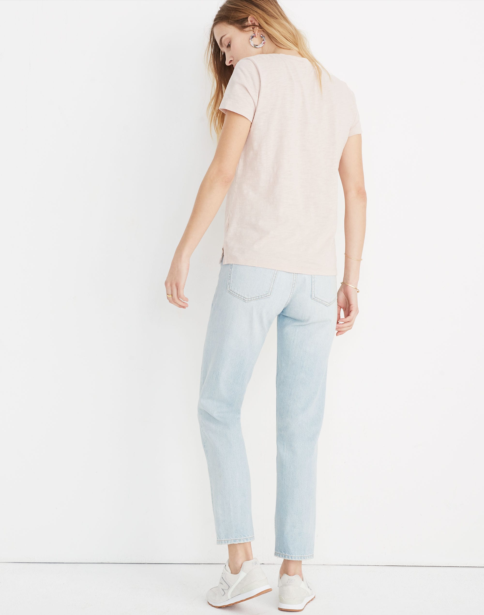 Whisper Cotton V-Neck Pocket Tee