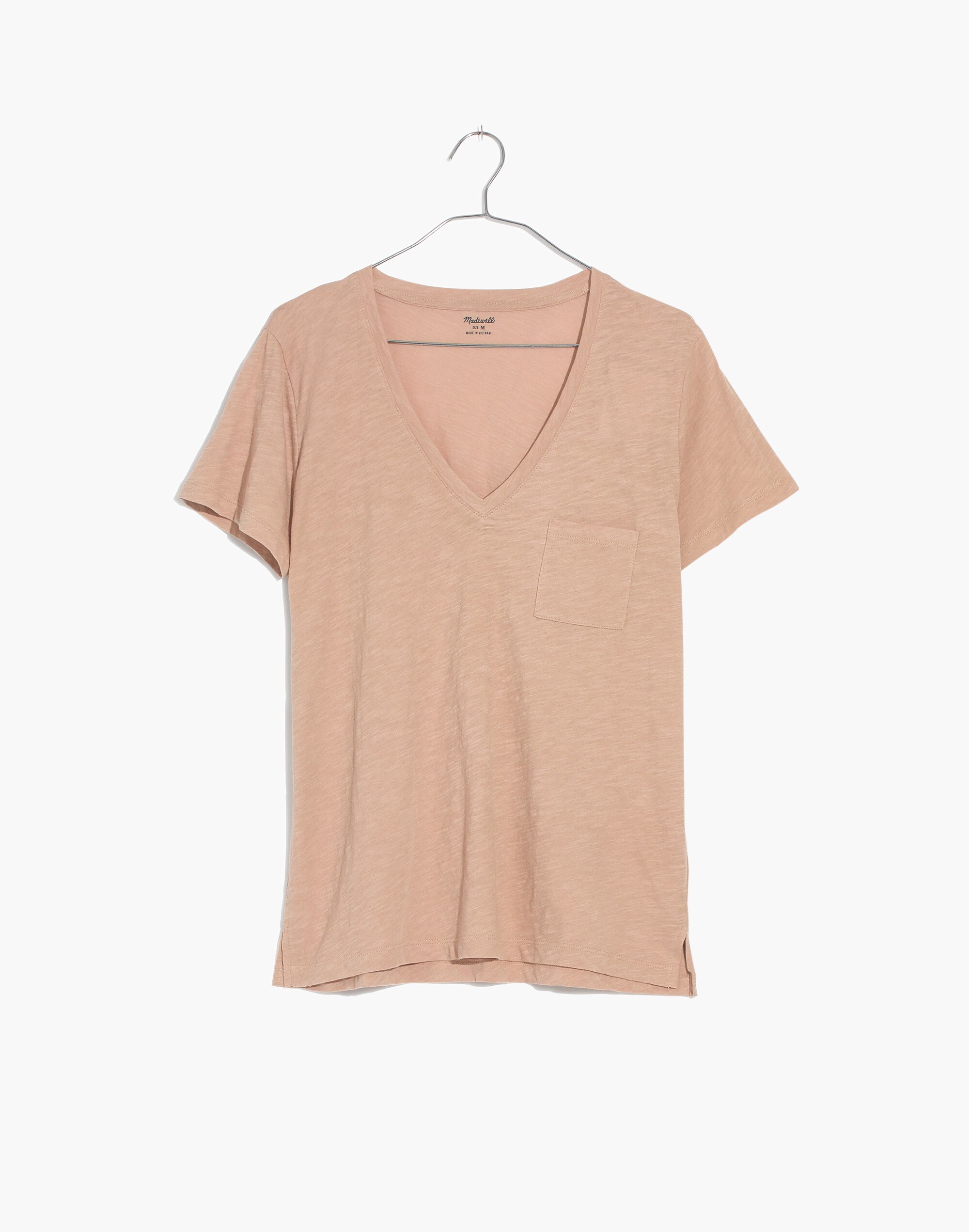 Whisper Cotton V-Neck Pocket Tee