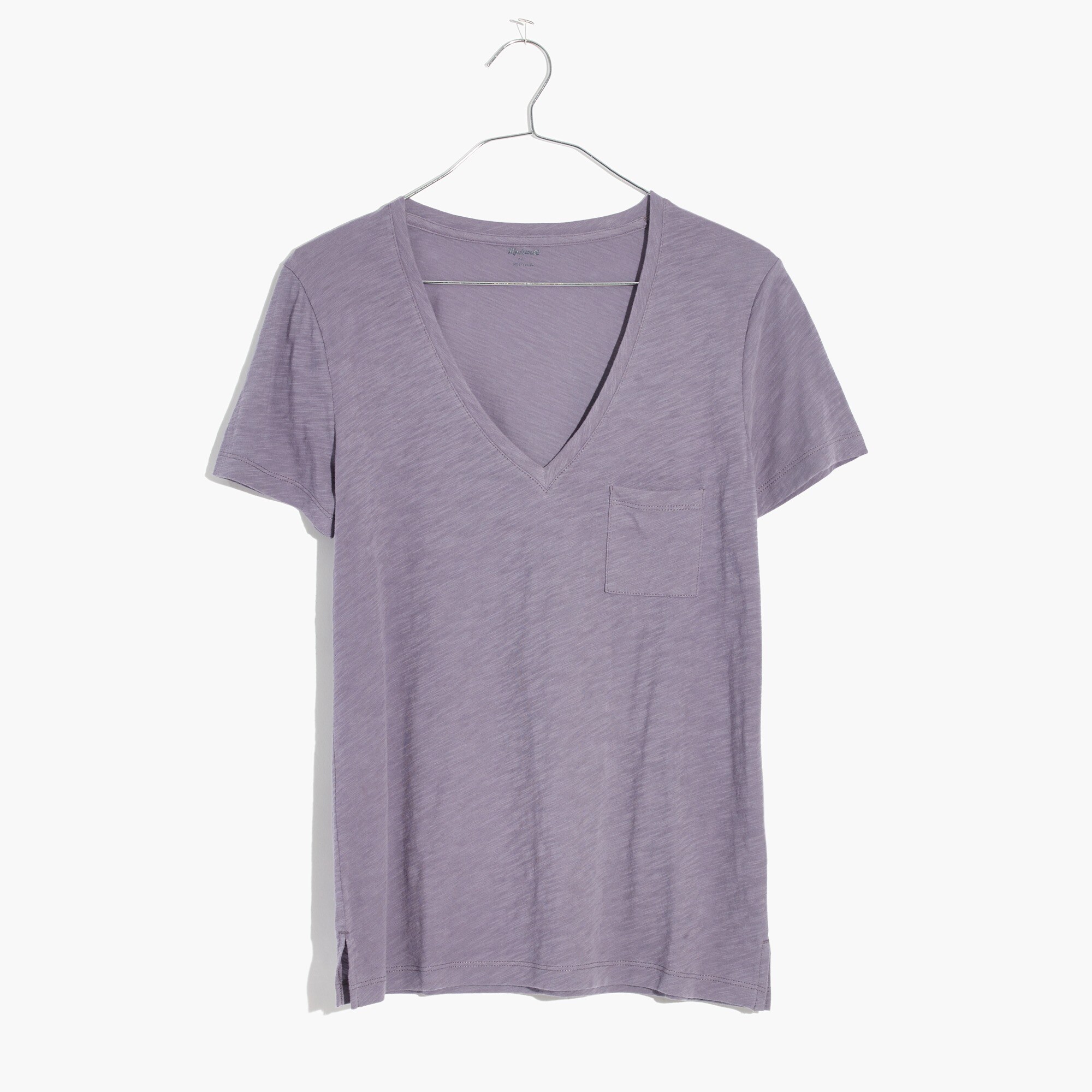 Whisper Cotton V-Neck Pocket Tee