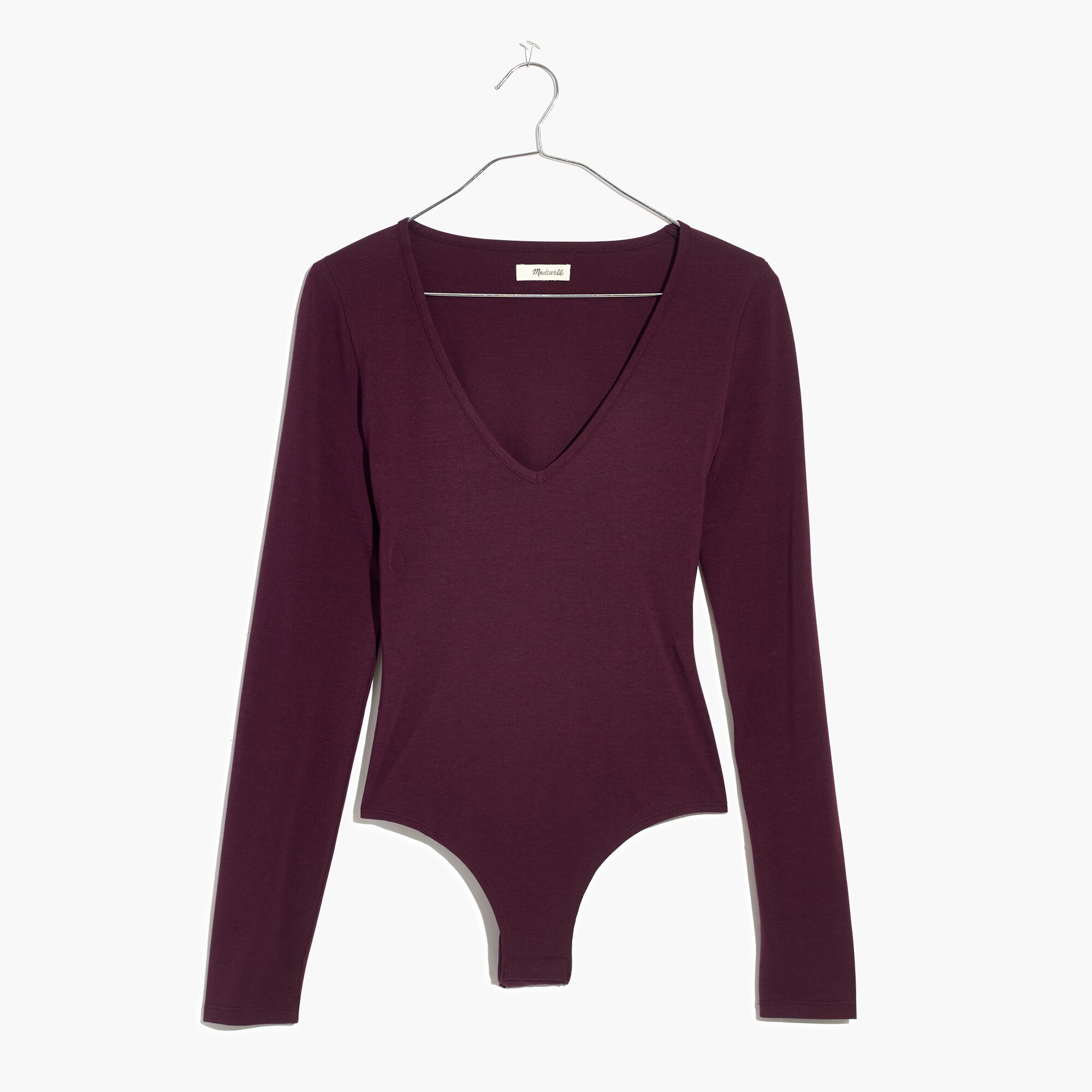 V-Neck Full-Coverage Bodysuit