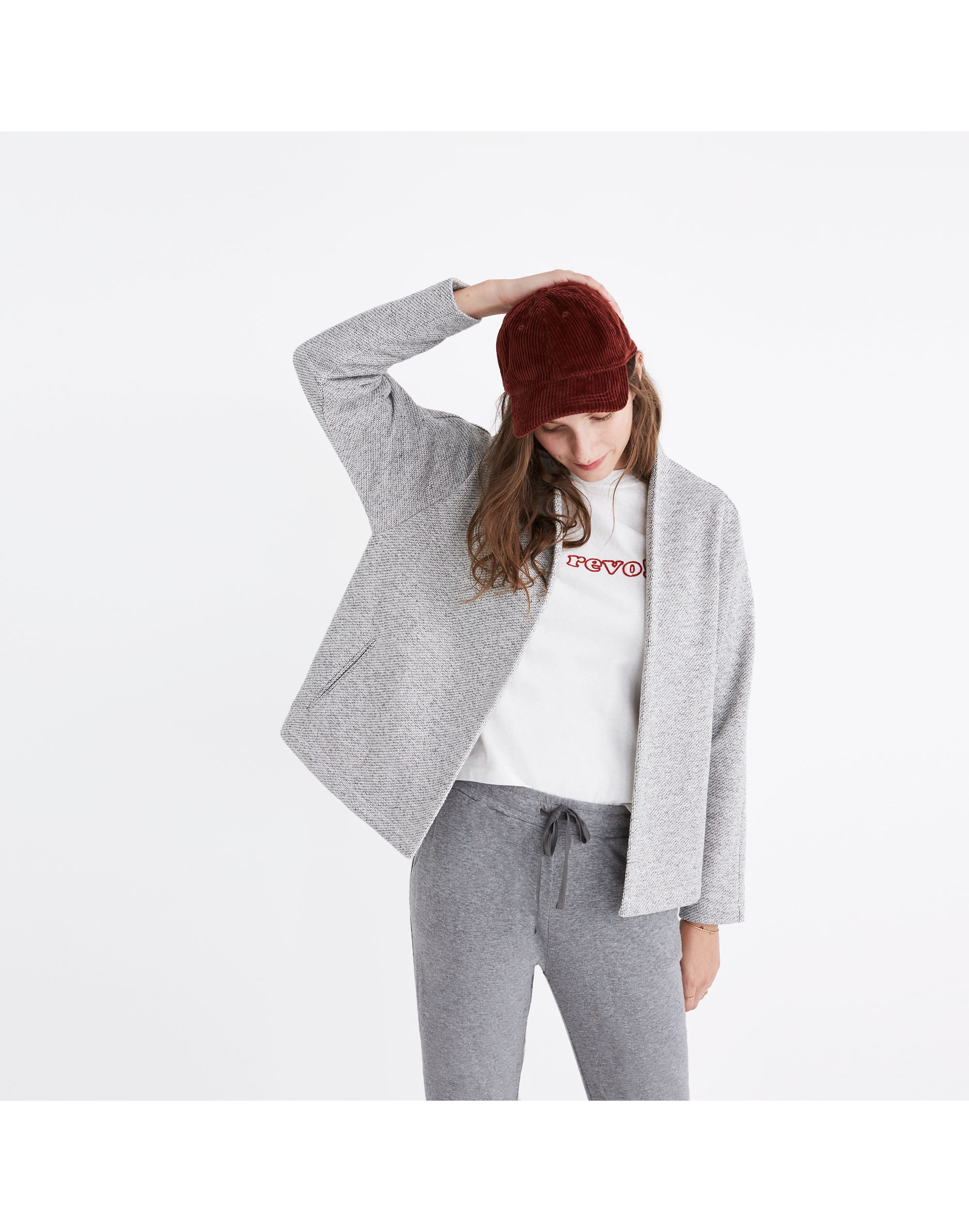 terry swing jacket