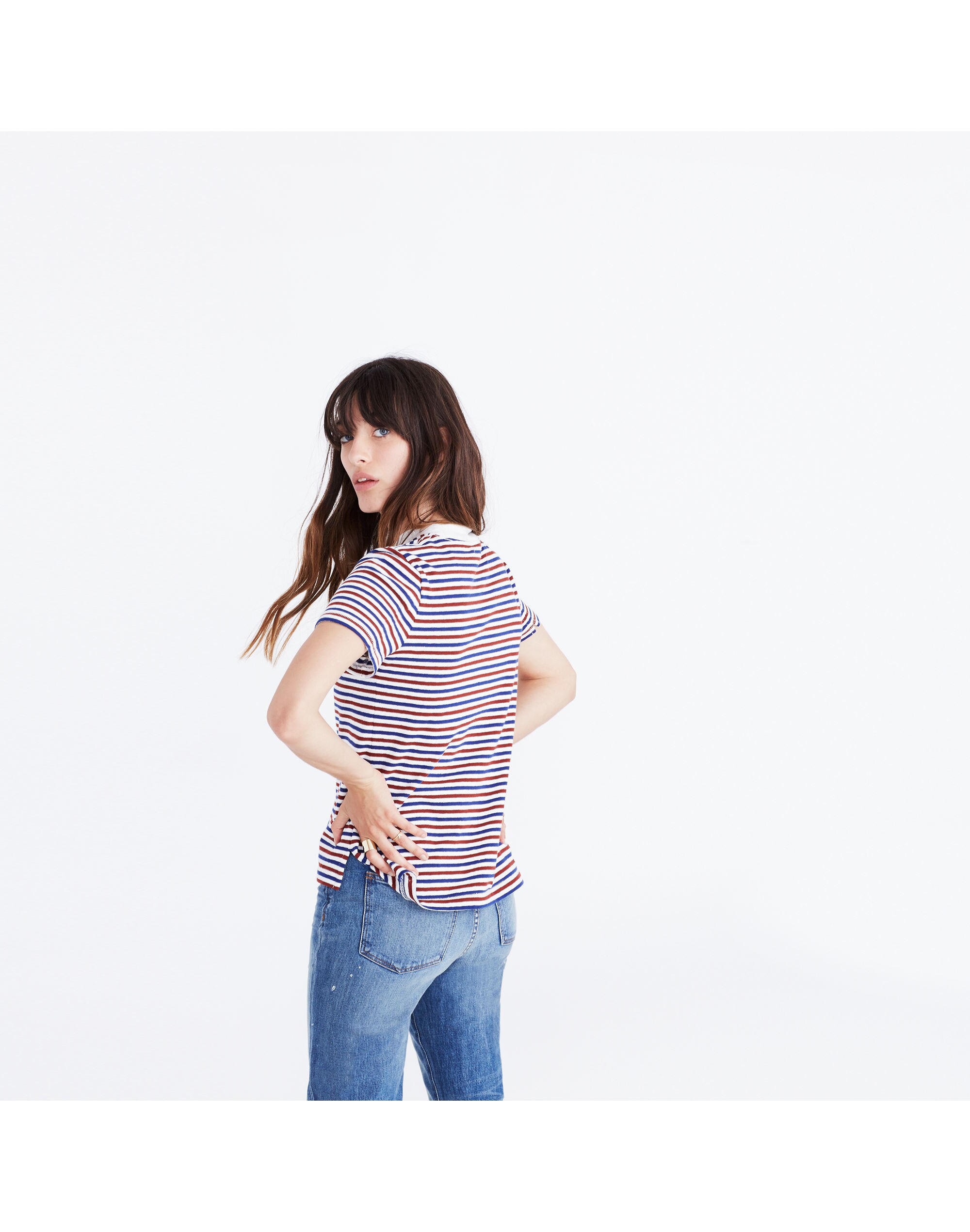 Retro Tee in Stripe
