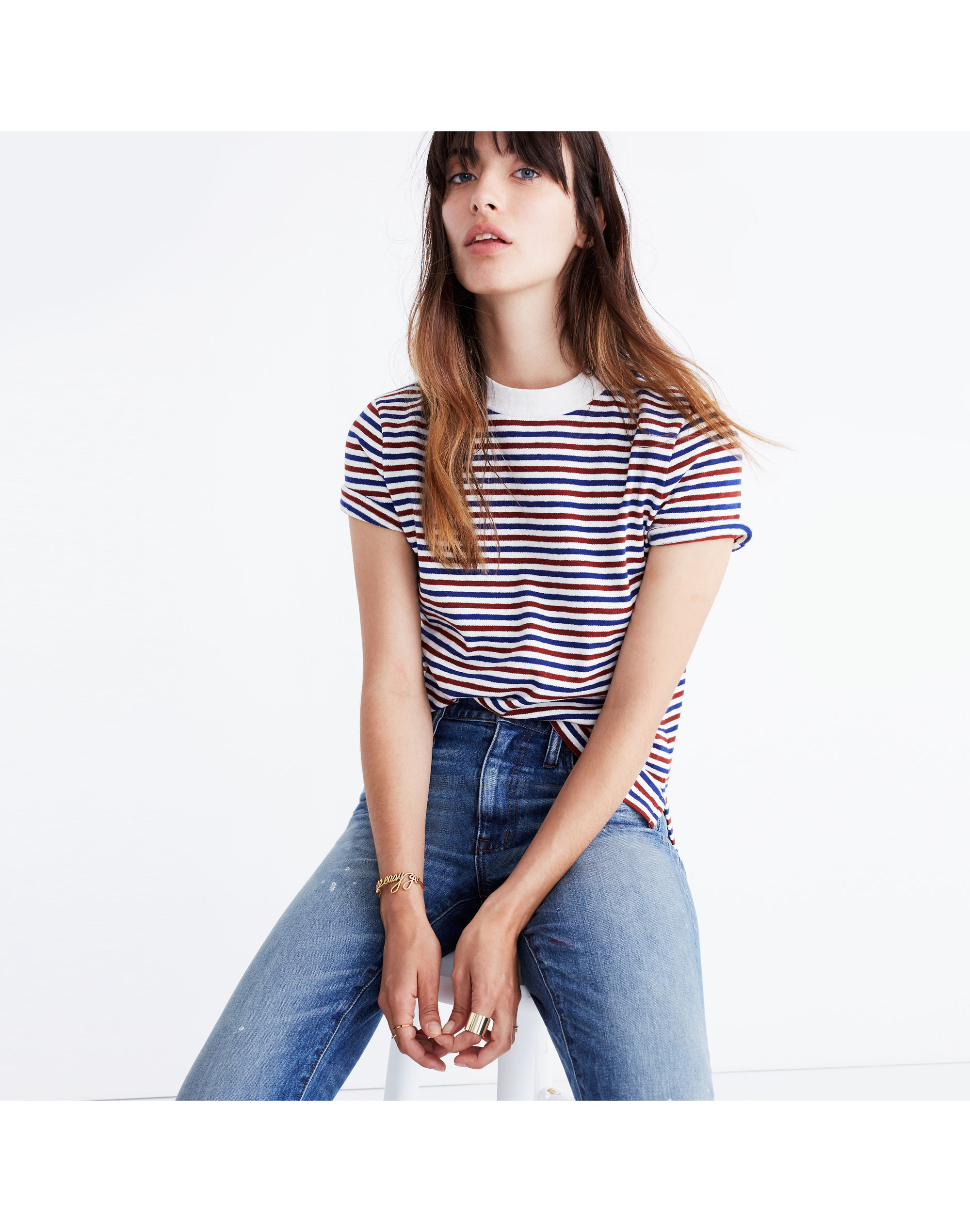Retro Tee in Stripe