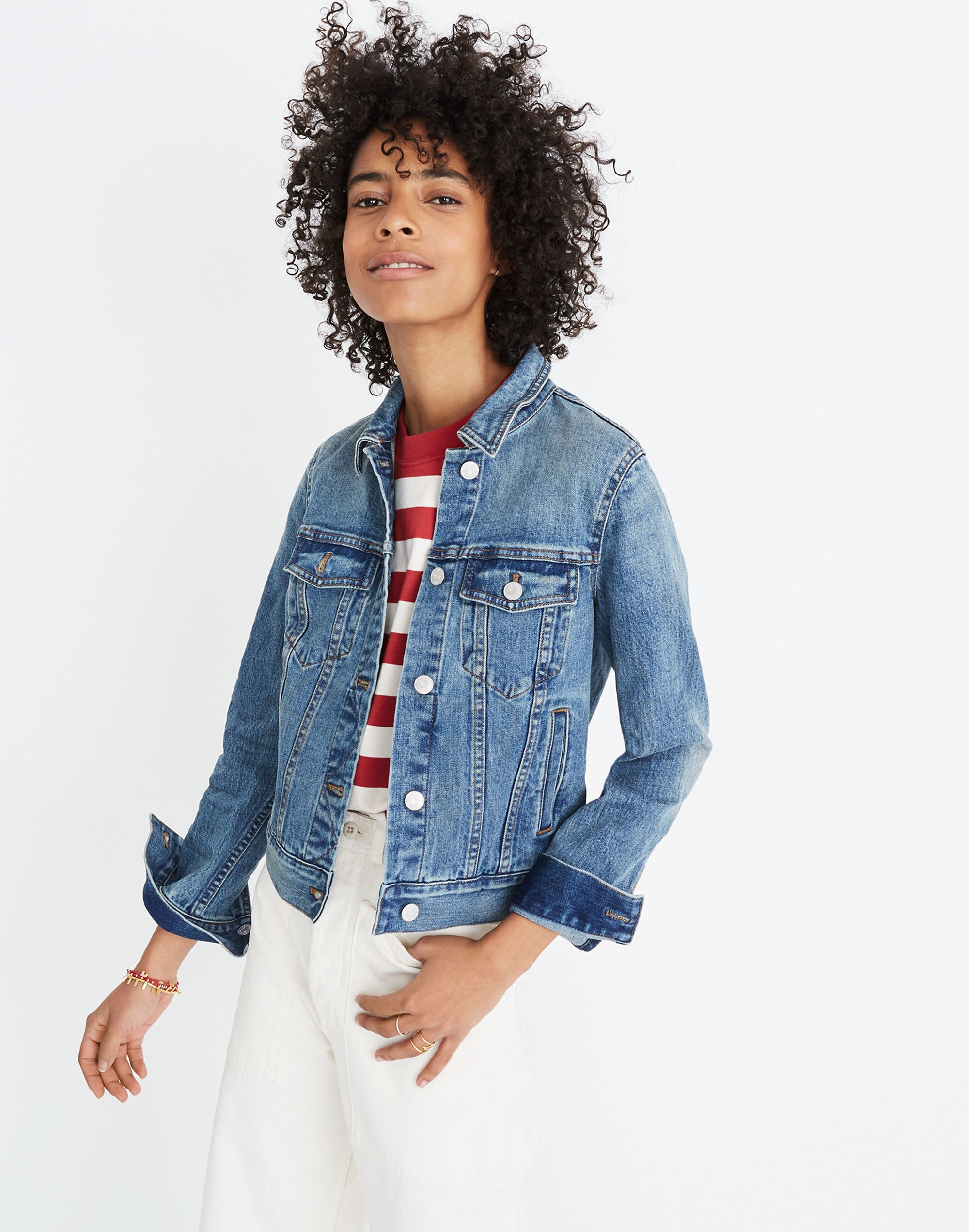The Shrunken Stretch Jean Jacket