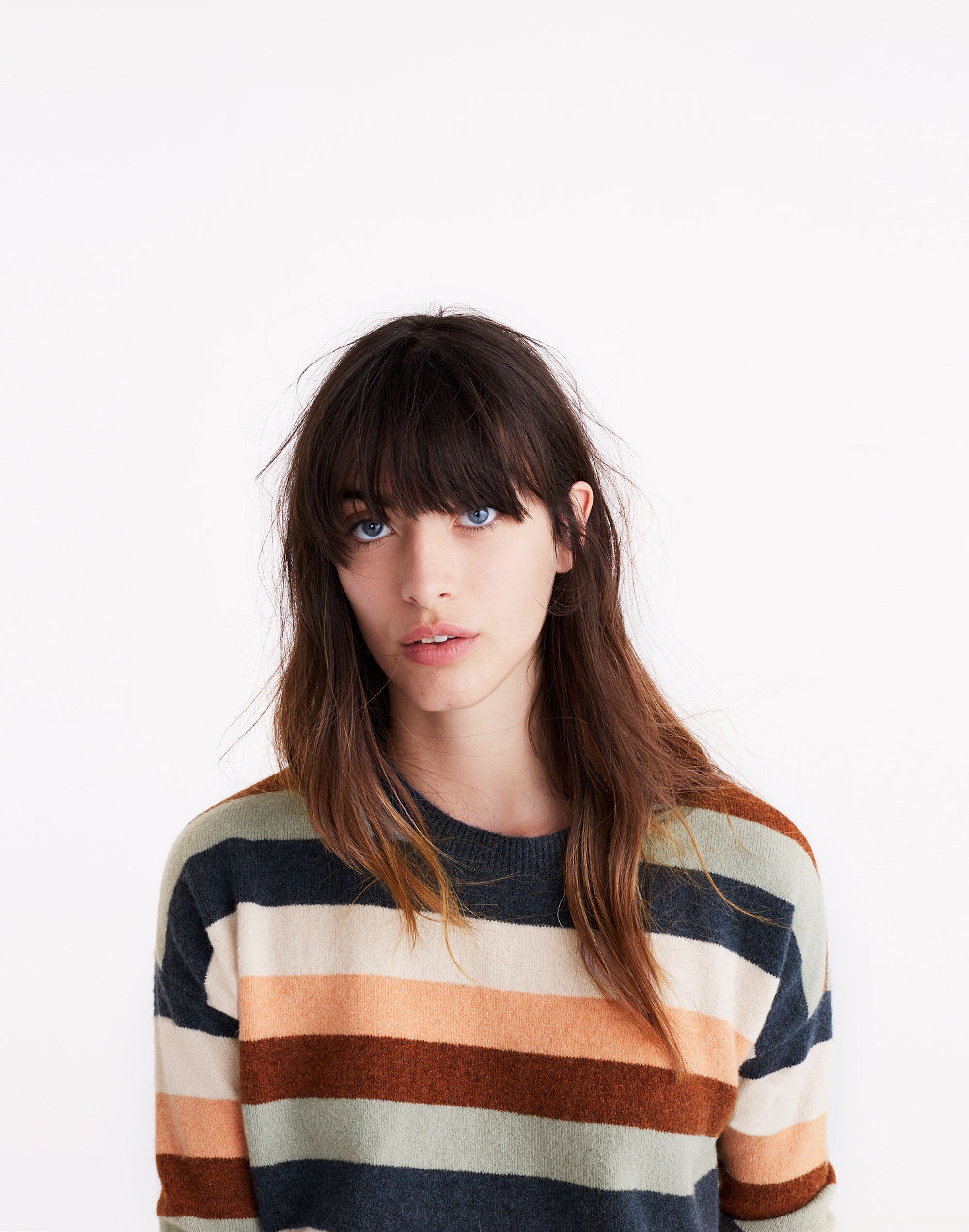 Pullover Sweater in Elmwood Stripe