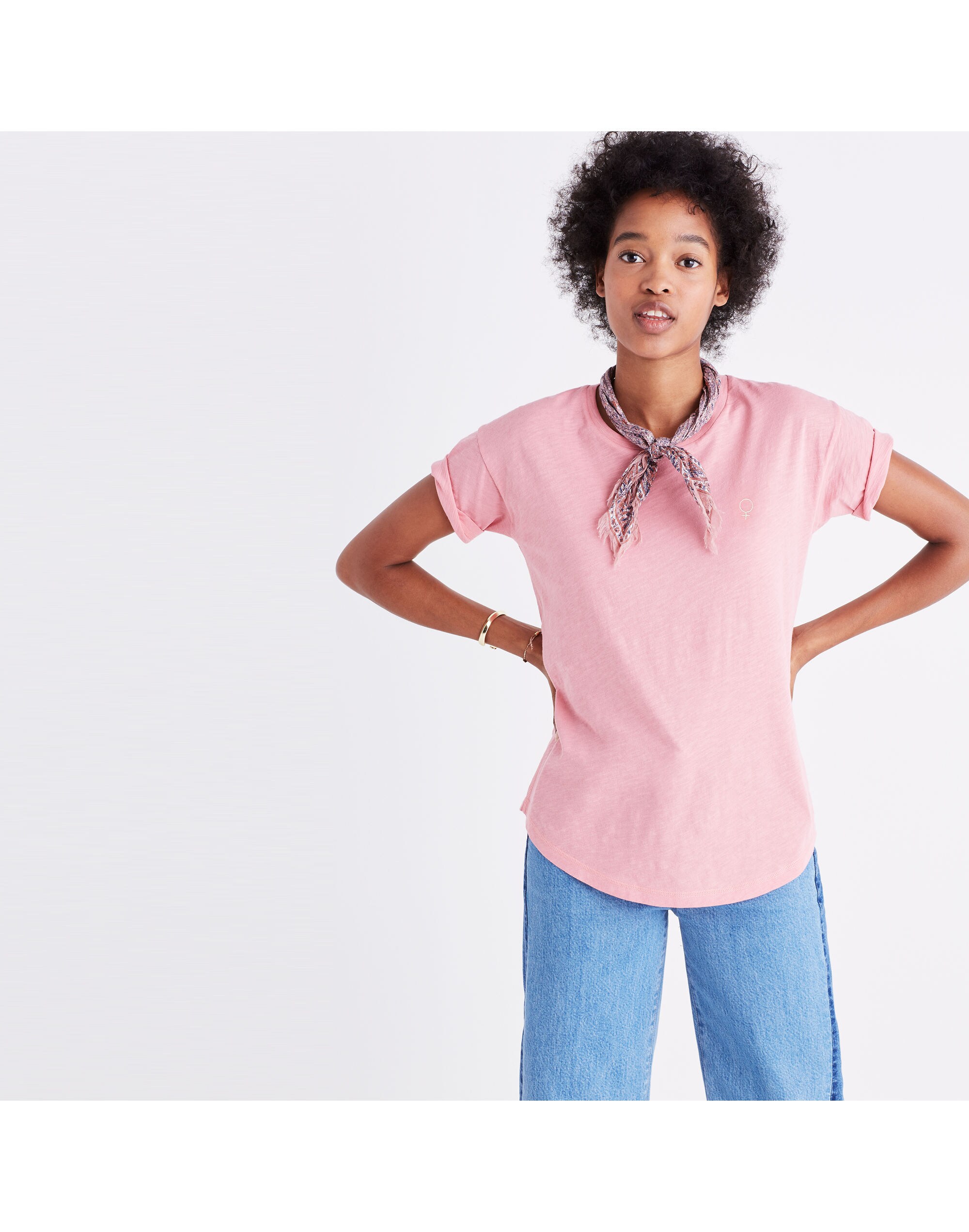 Madewell x Girls Inc. Whisper Cotton Female Symbol Crewneck Tee