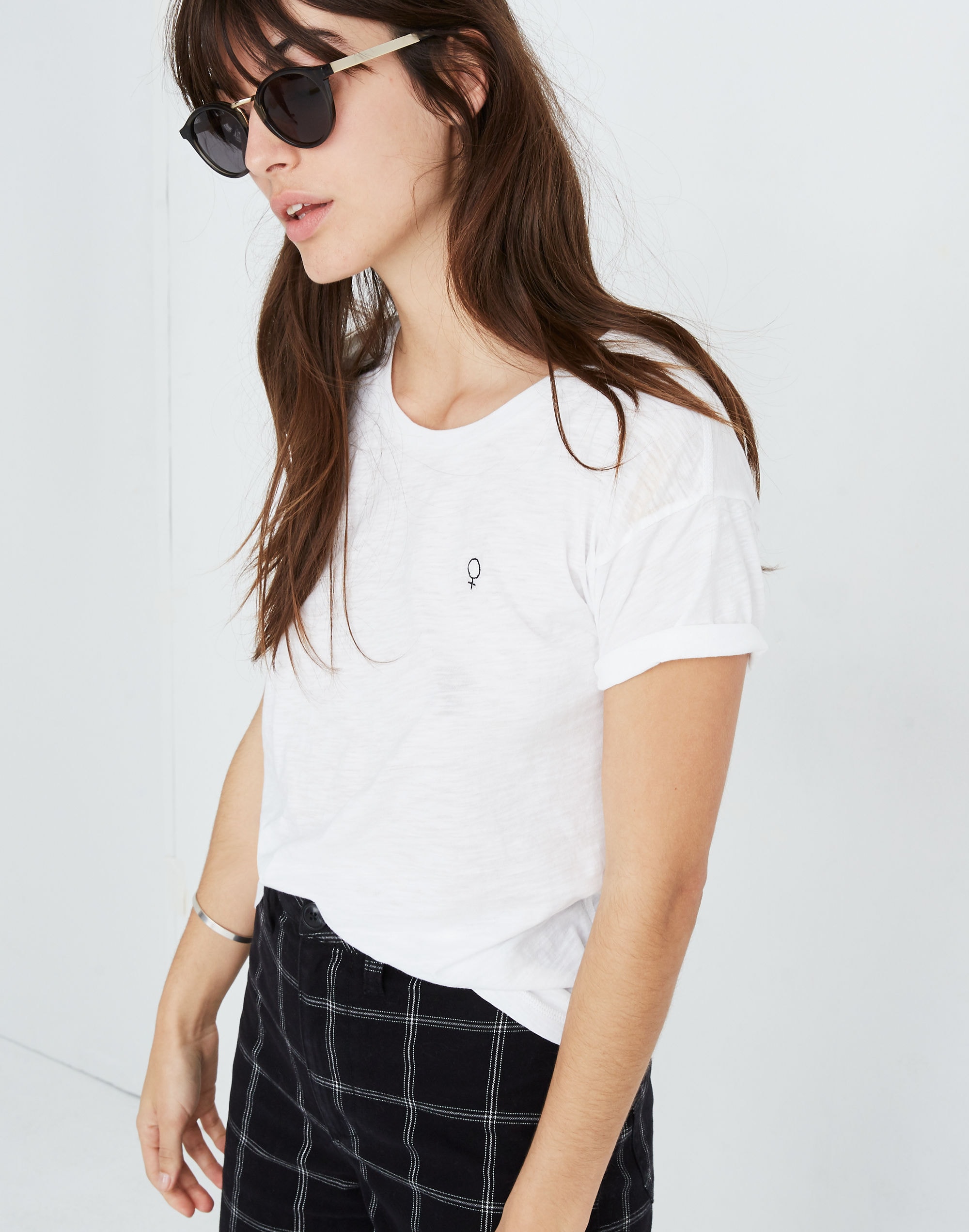 Madewell x Girls Inc. Whisper Cotton Female Symbol Crewneck Tee