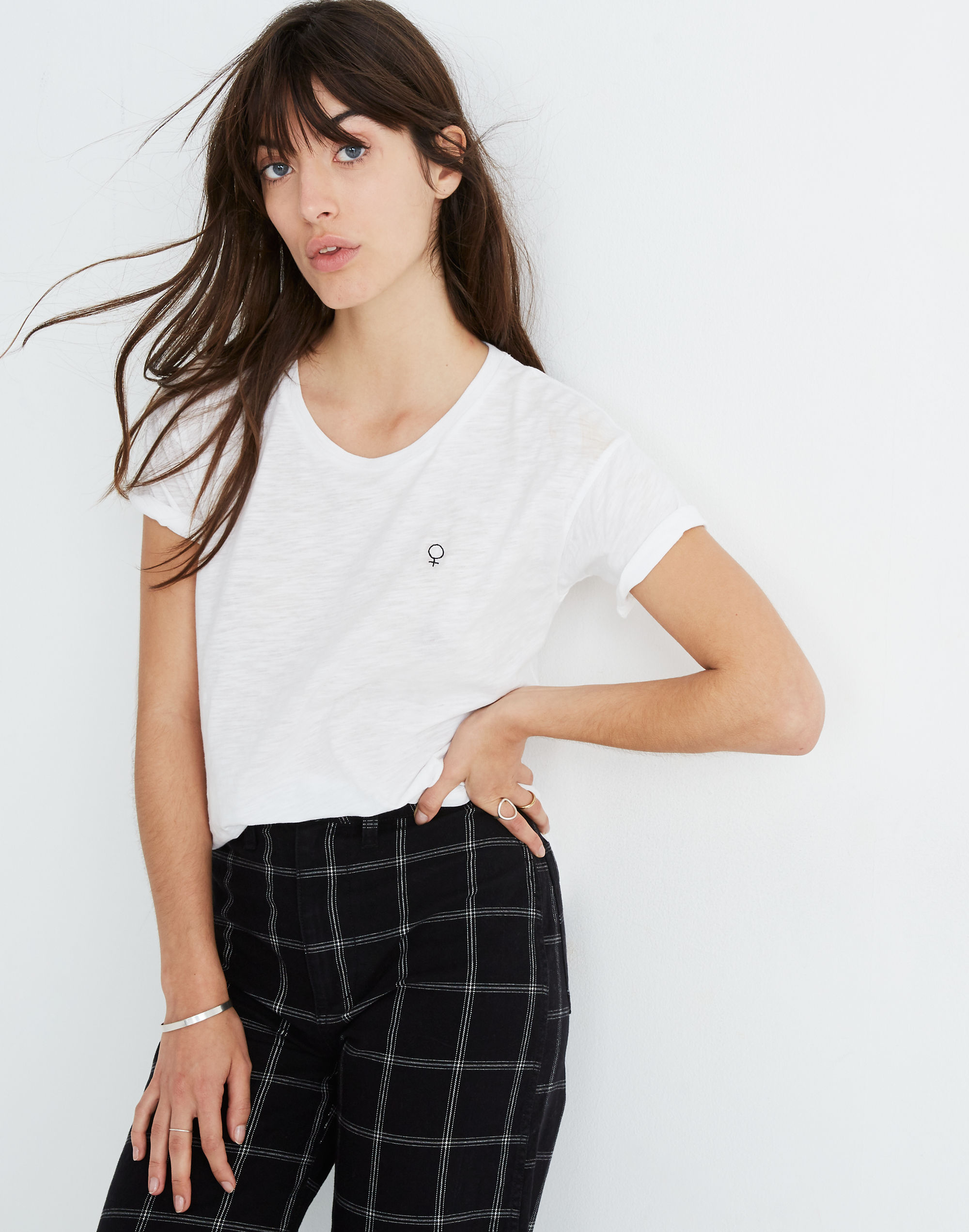 Madewell x Girls Inc. Whisper Cotton Female Symbol Crewneck Tee