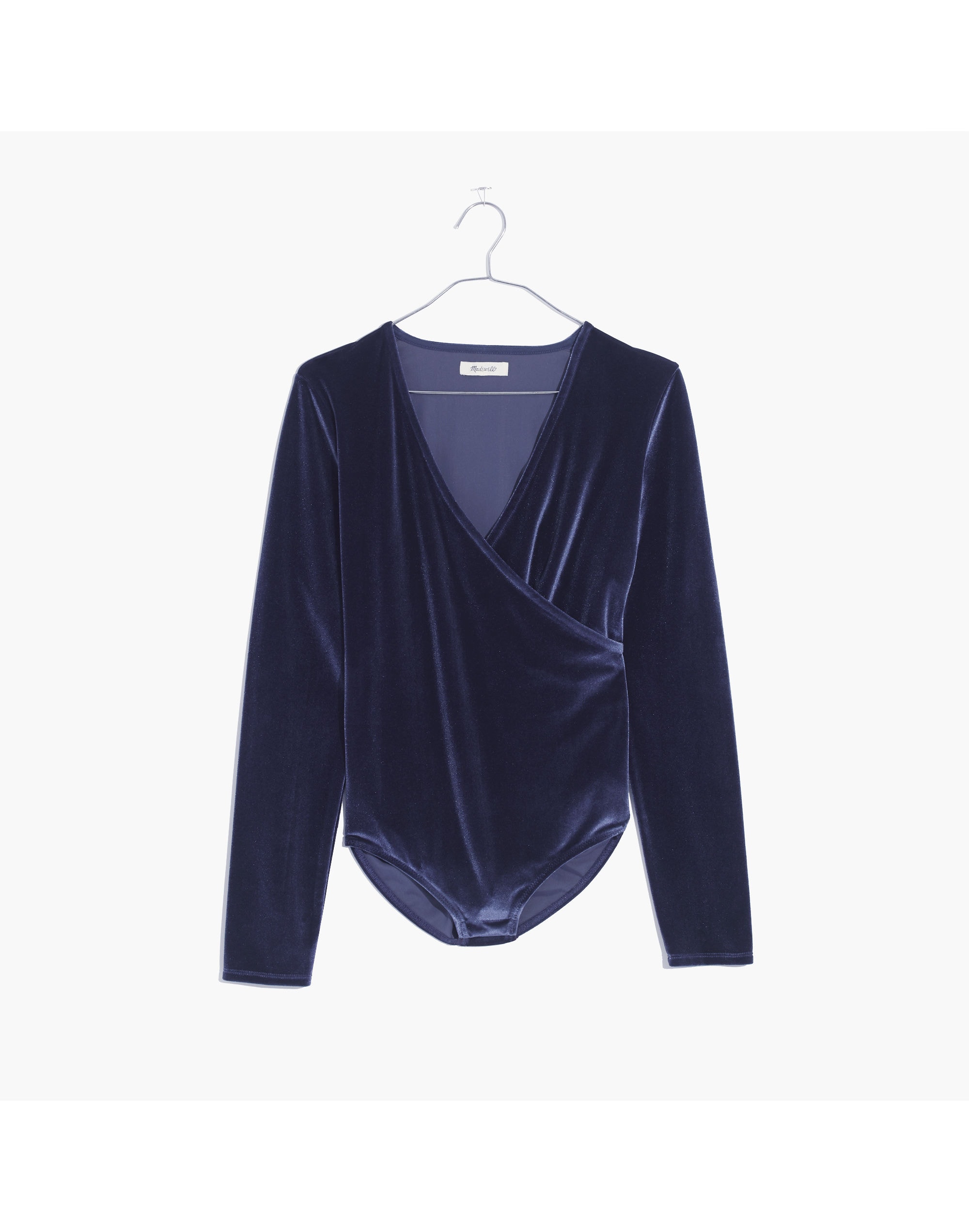 Velvet Wrap Bodysuit