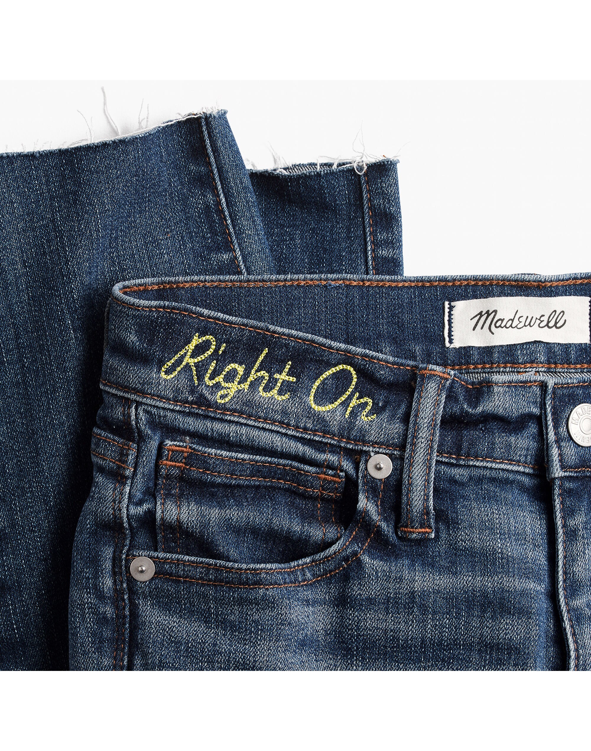 taller 9 high-rise skinny jeans: destructed edition