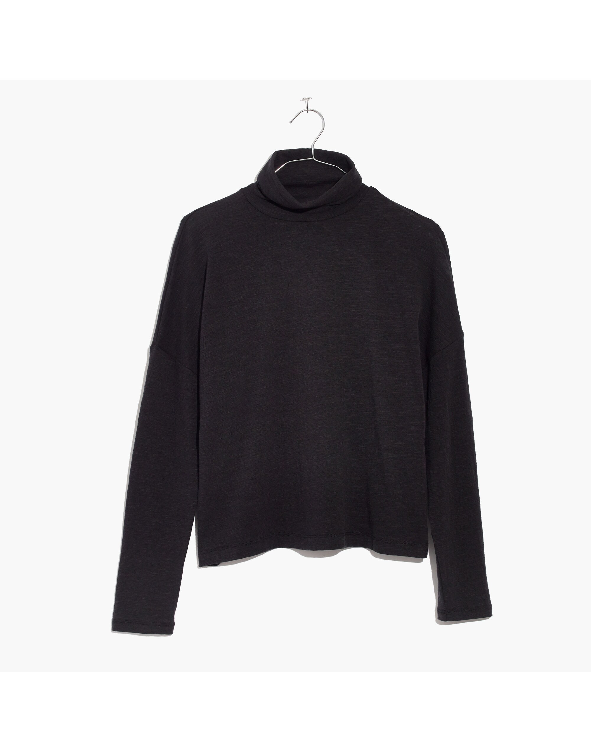 boxy turtleneck top