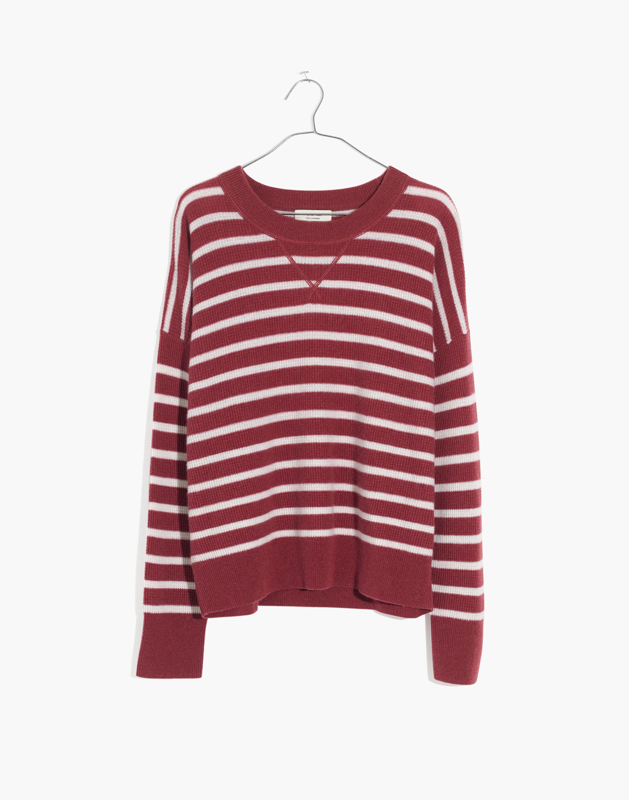 Cashmere Sweatshirt in Stripe