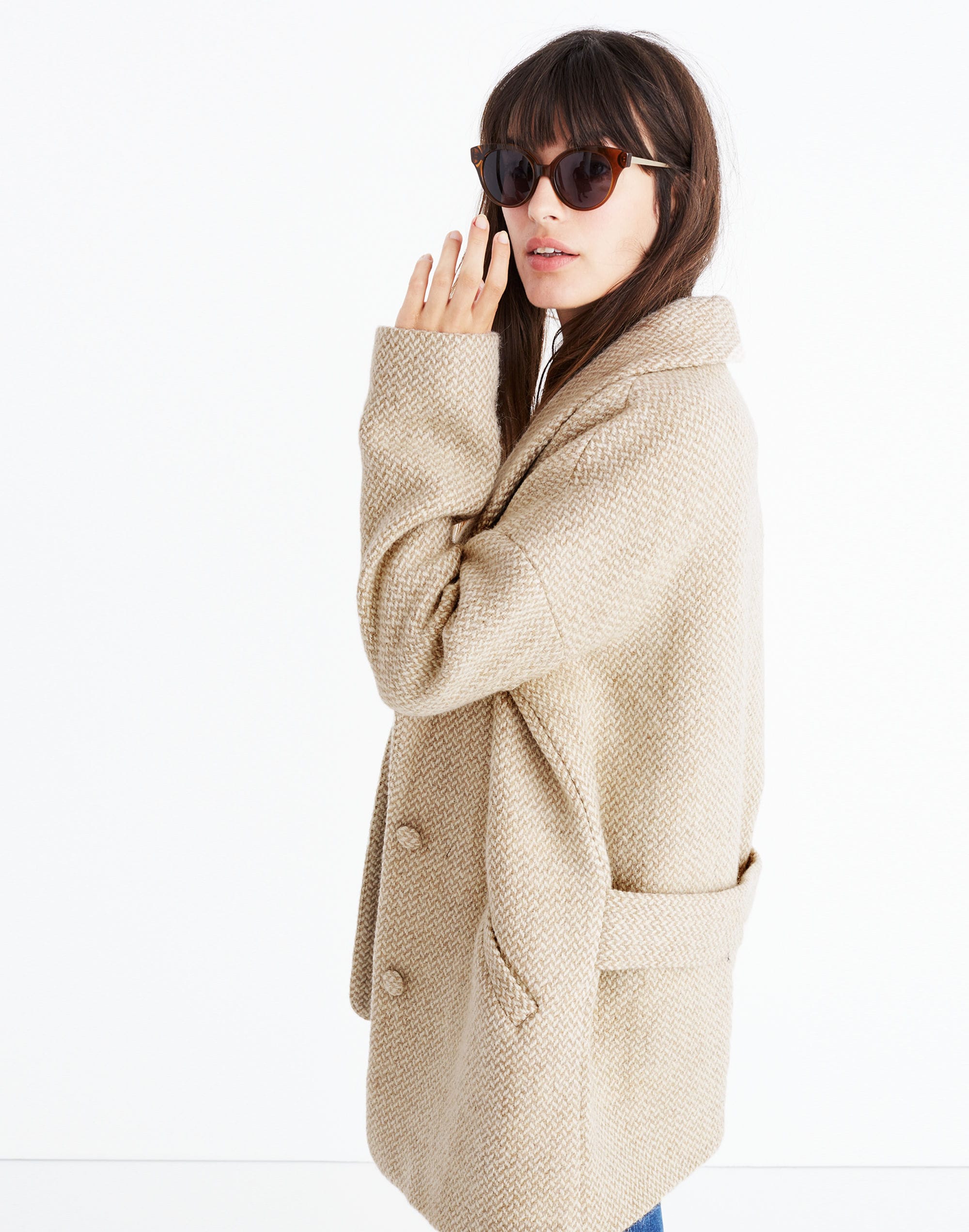 S&eacute;zane&reg; Herringbone Coat