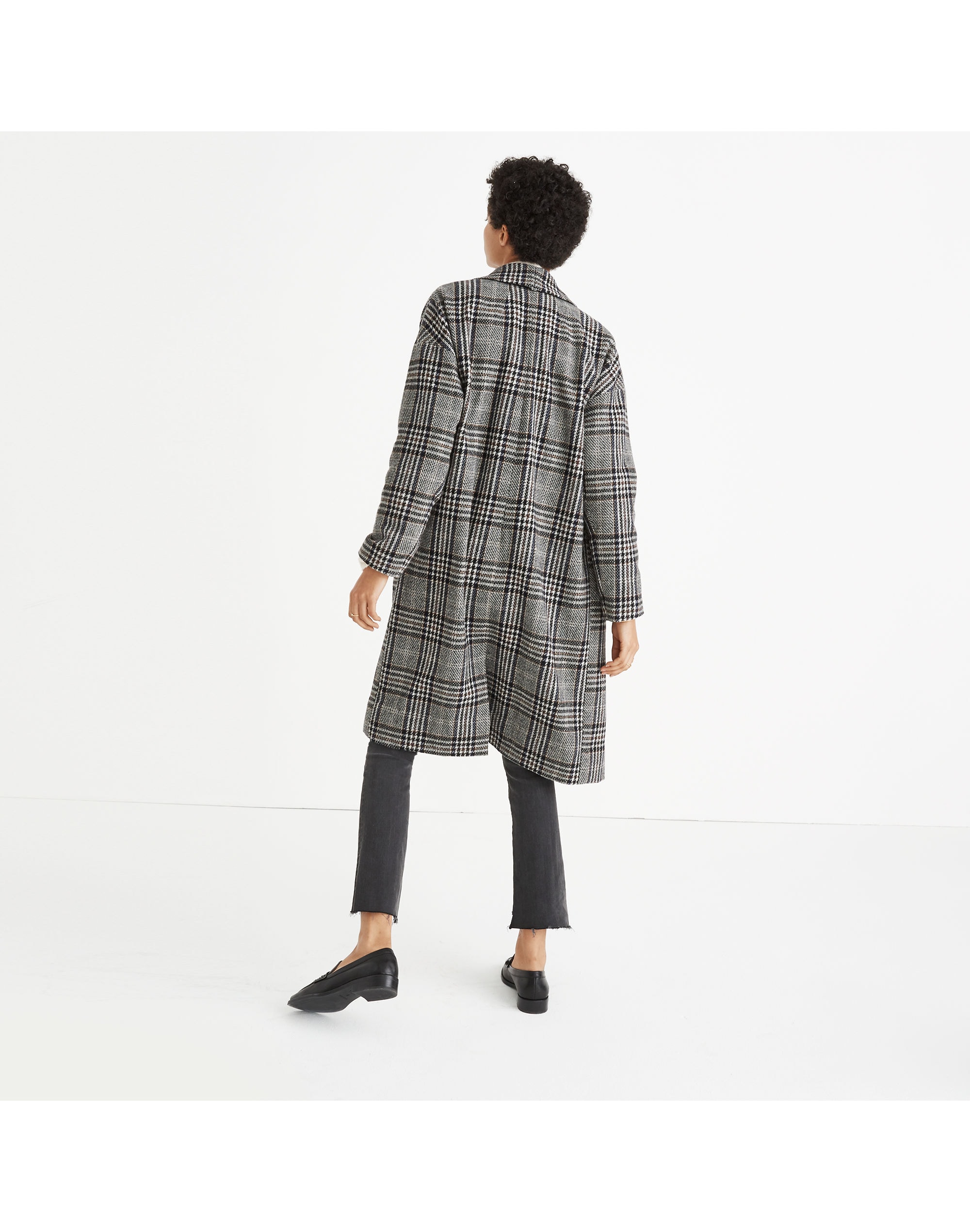 Plaid Goodwin Oversized Topcoat