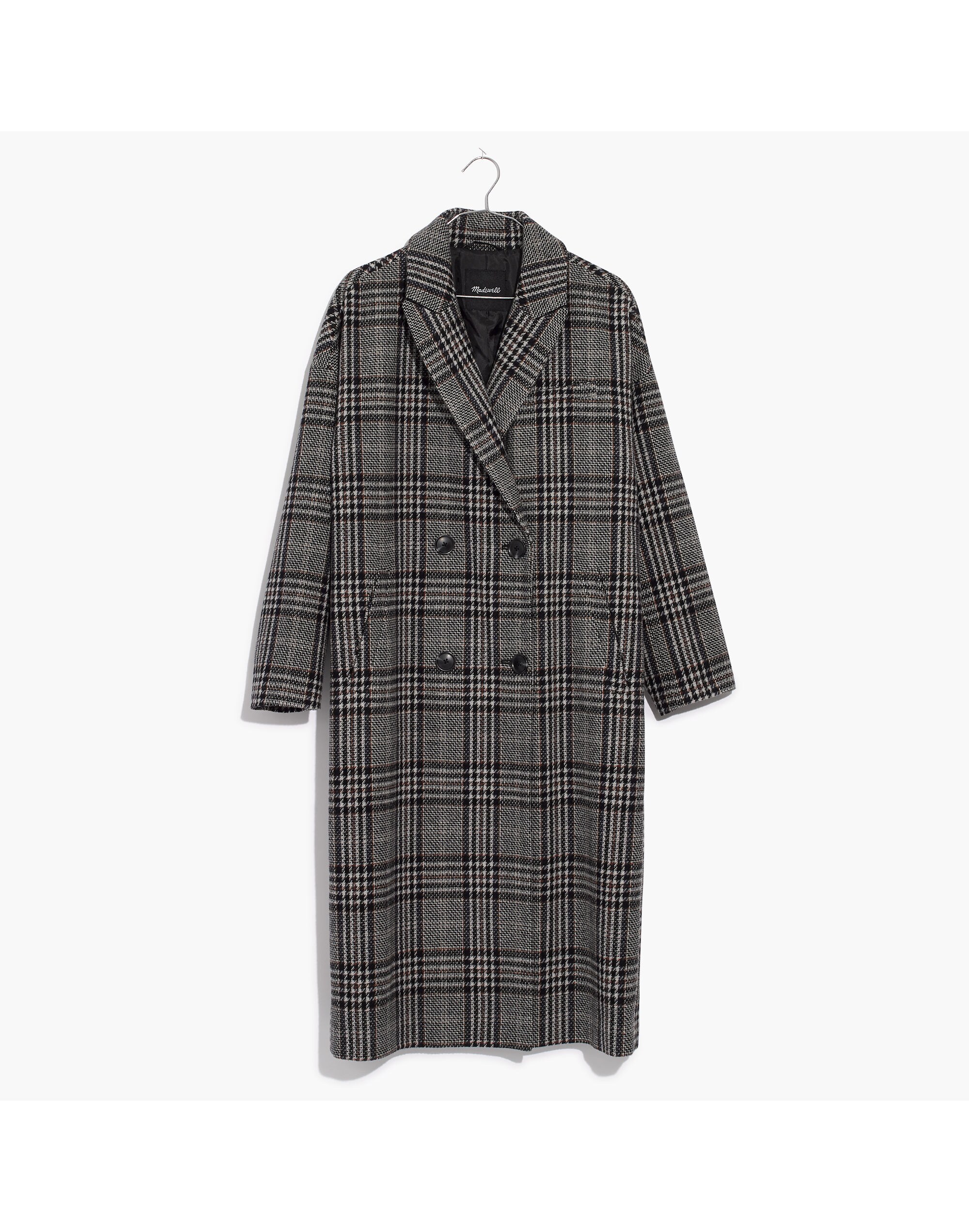 Plaid Goodwin Oversized Topcoat