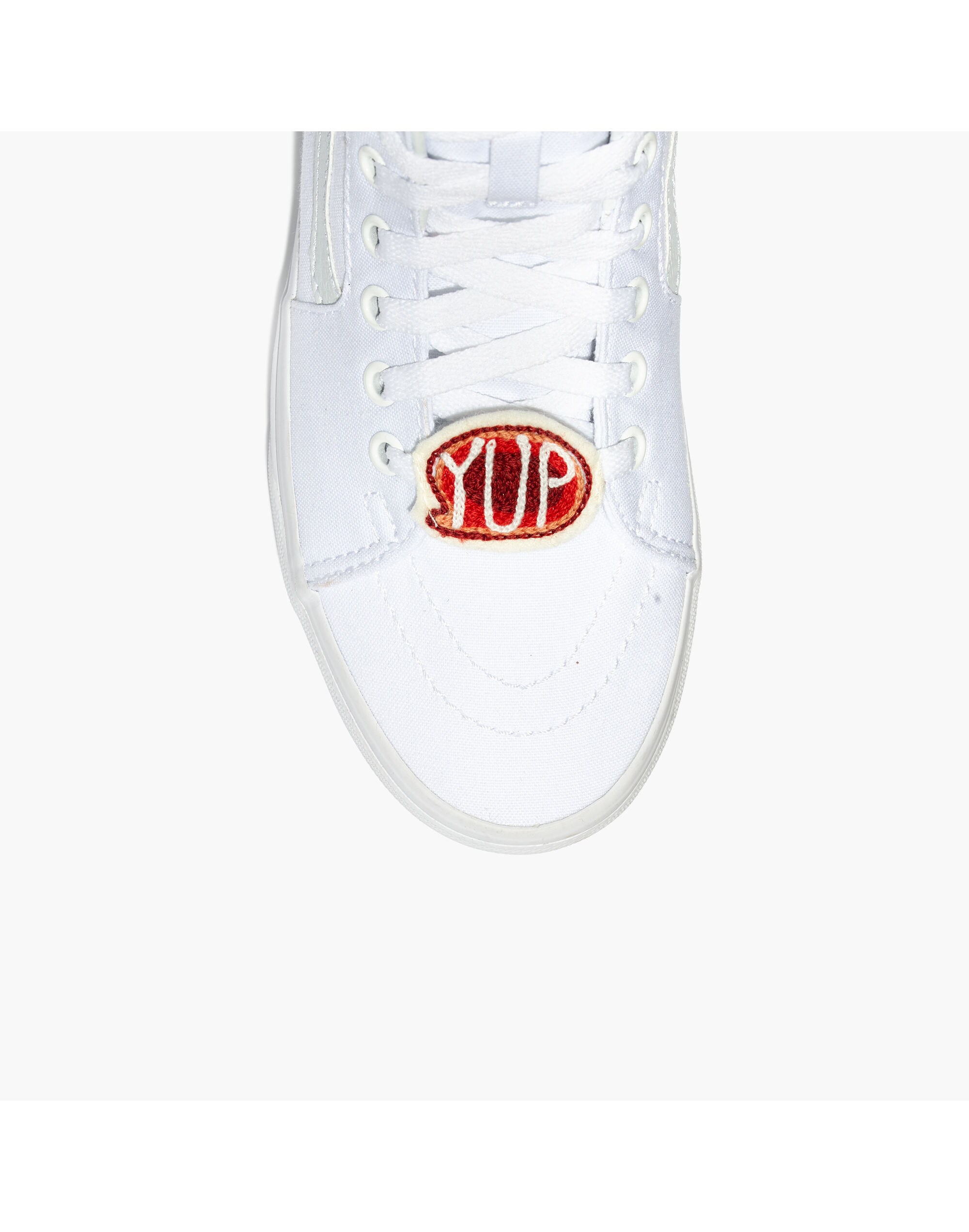 Madewell x Ft. Lonesome&trade; Embroidered Vans&reg; Unisex SK8-Hi High-Top Sneakers