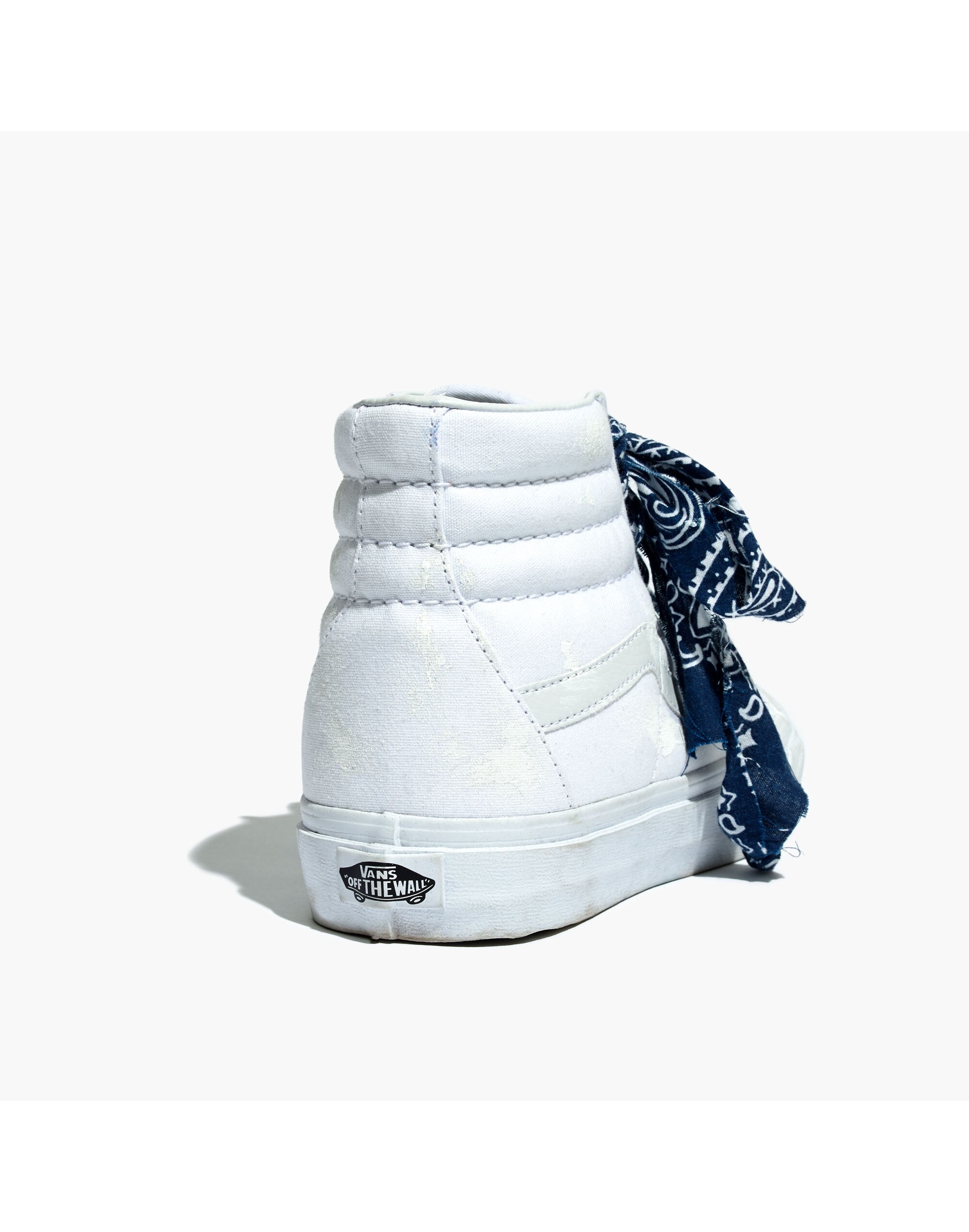 Madewell x B Sides&trade; Bandana Vans&reg; Unisex SK8-Hi High-Top Sneakers