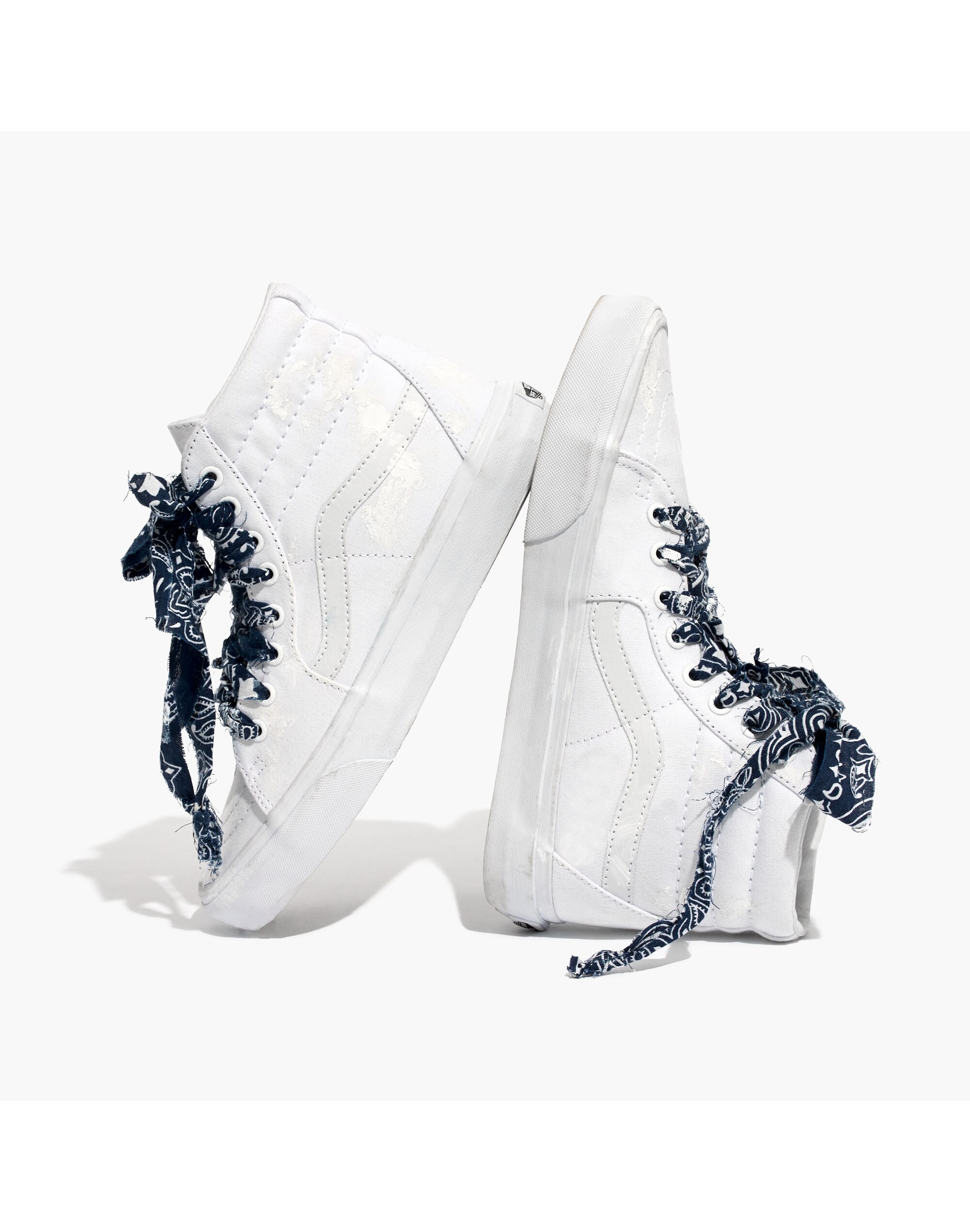 Madewell x B Sides&trade; Bandana Vans&reg; Unisex SK8-Hi High-Top Sneakers