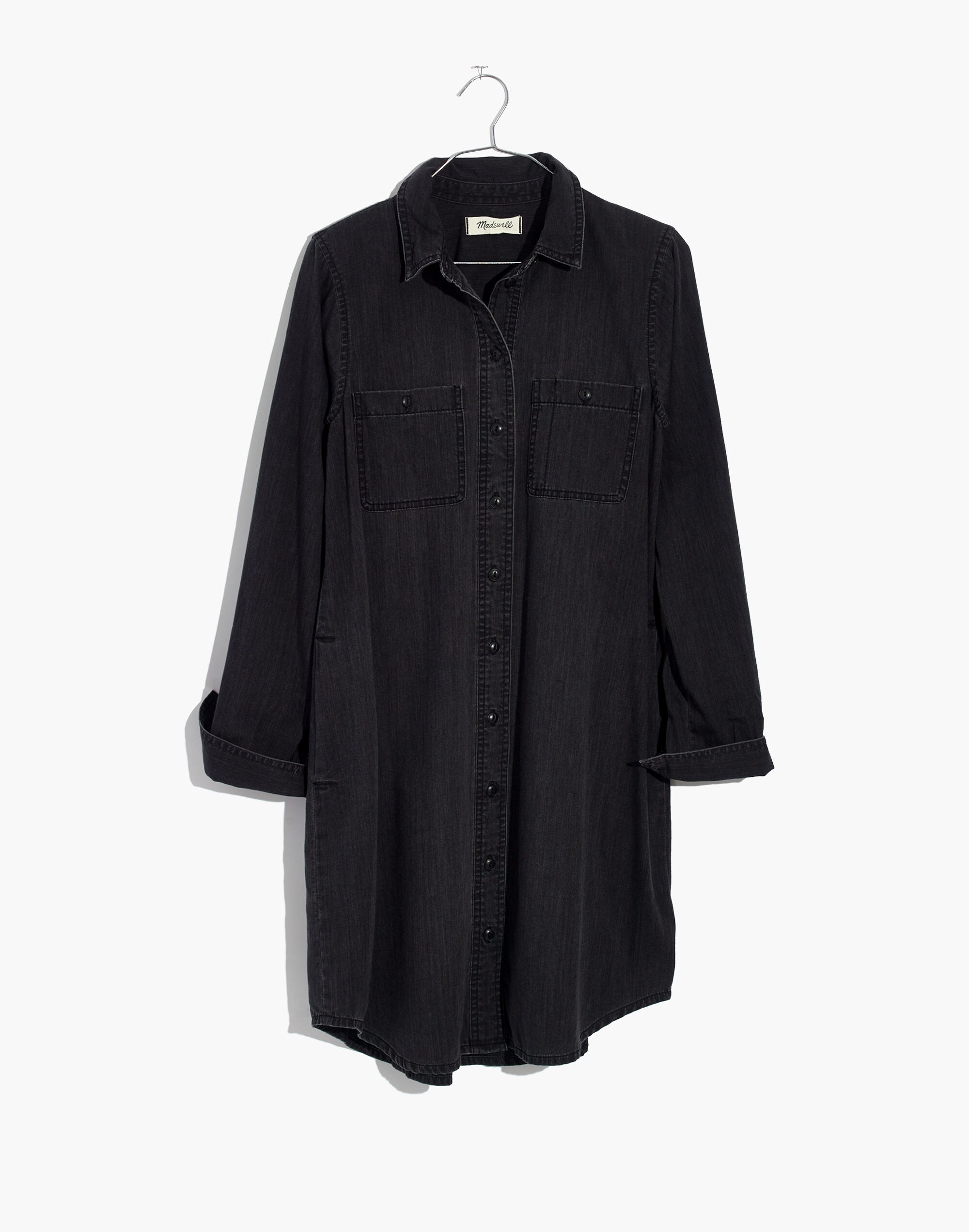 Black Denim Shirtdress