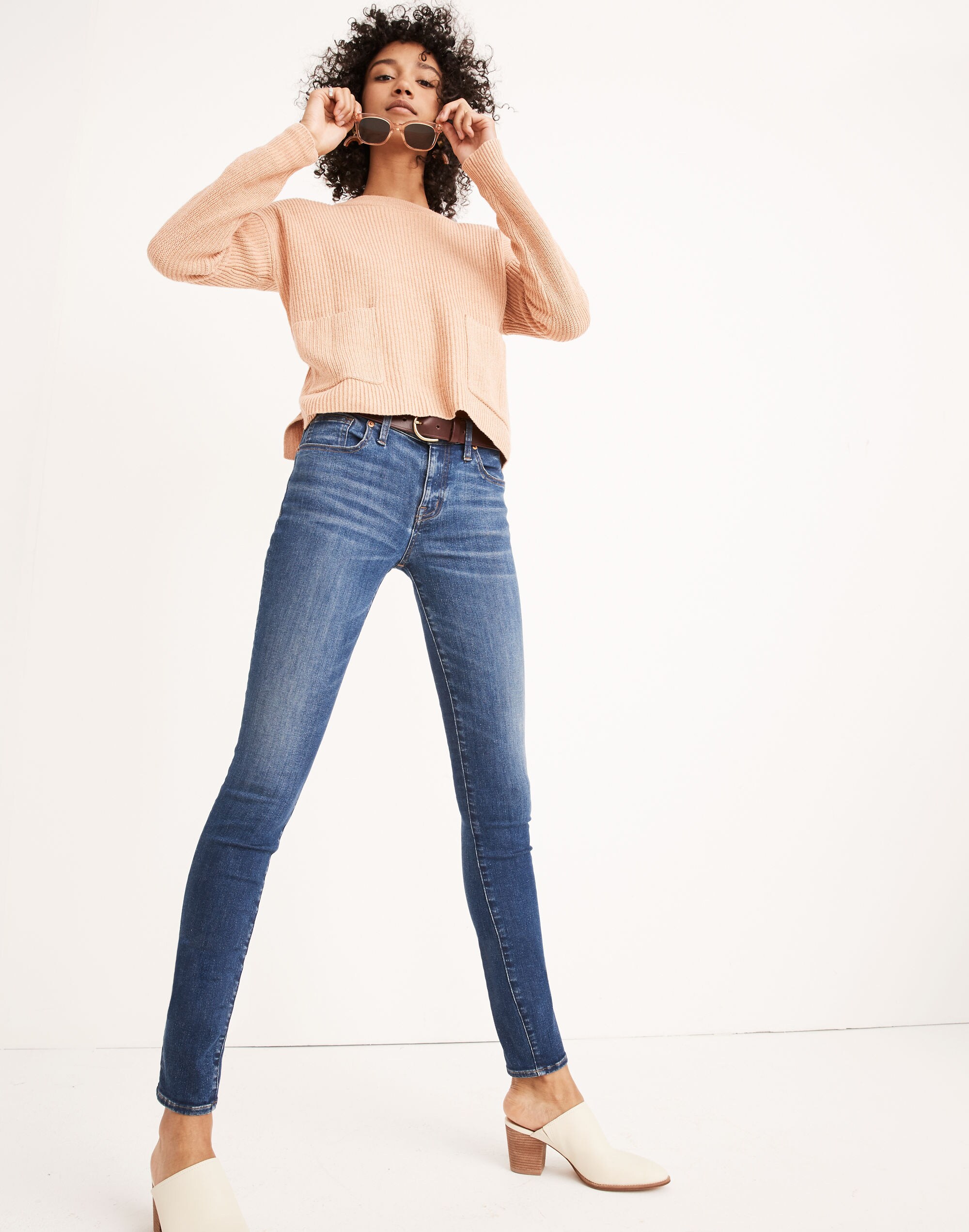 Tall 8" Skinny Jeans in Ames Wash