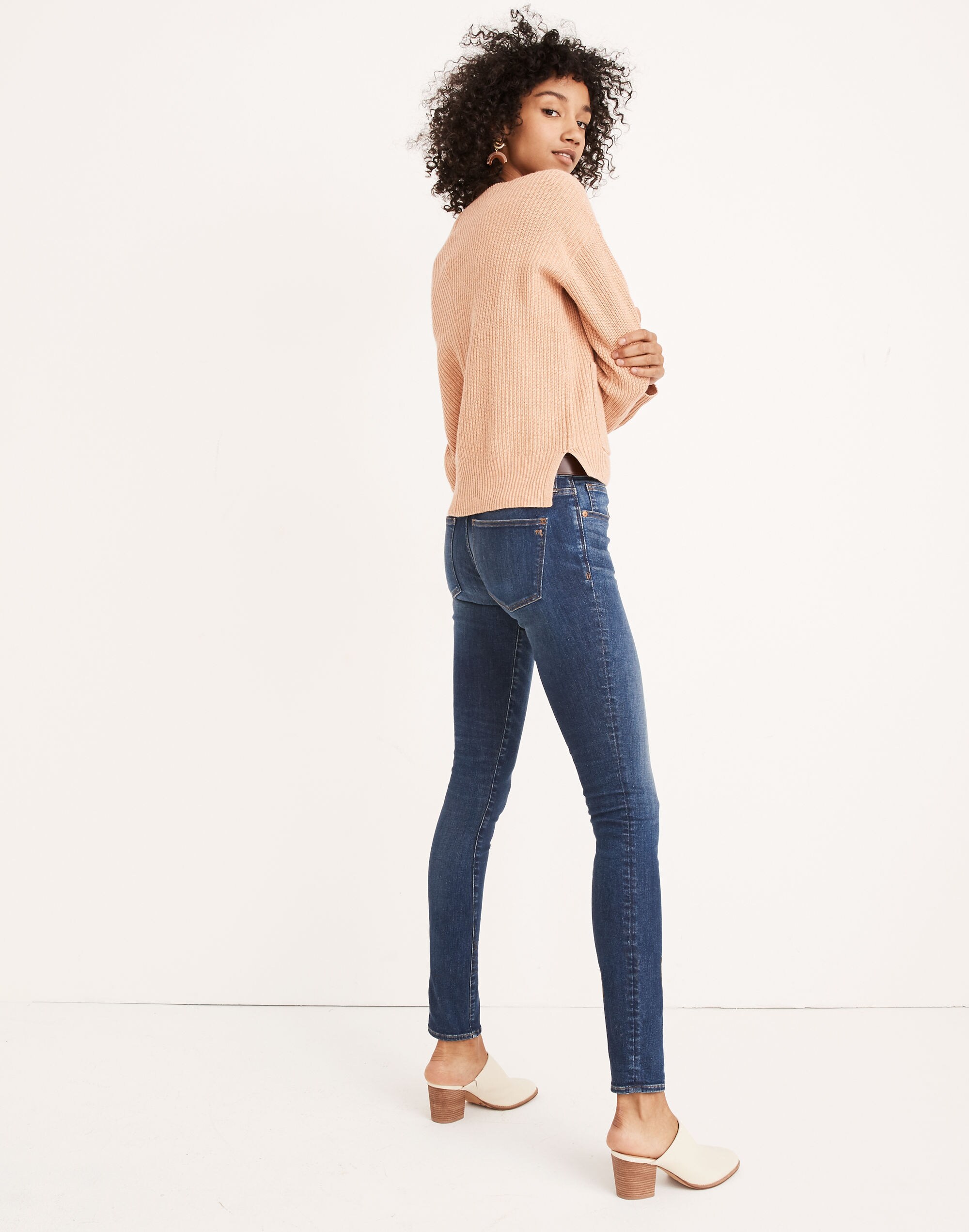 Tall 8" Skinny Jeans in Ames Wash