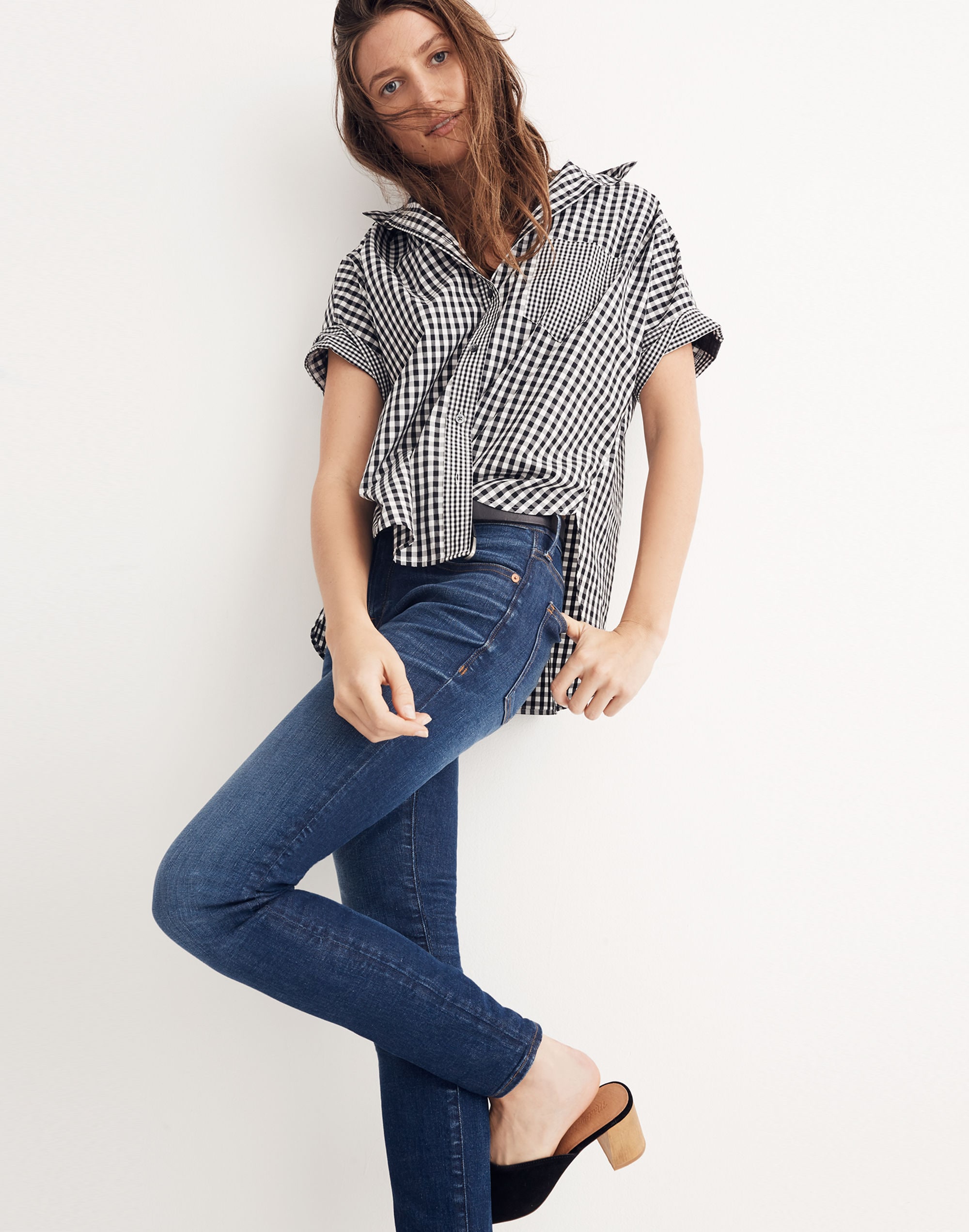 8" Skinny Jeans in Ames Wash