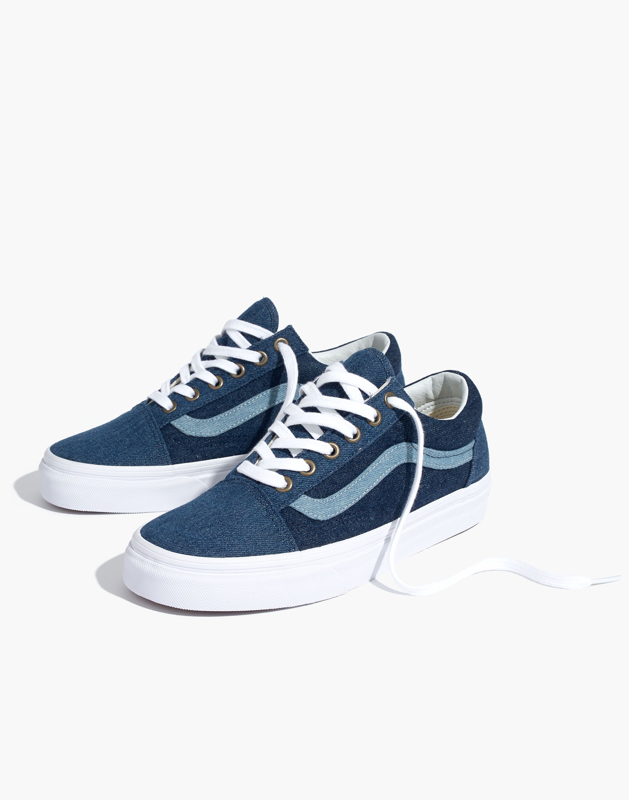 Madewell x Vans&reg; Unisex Old Skool Sneakers in Denim