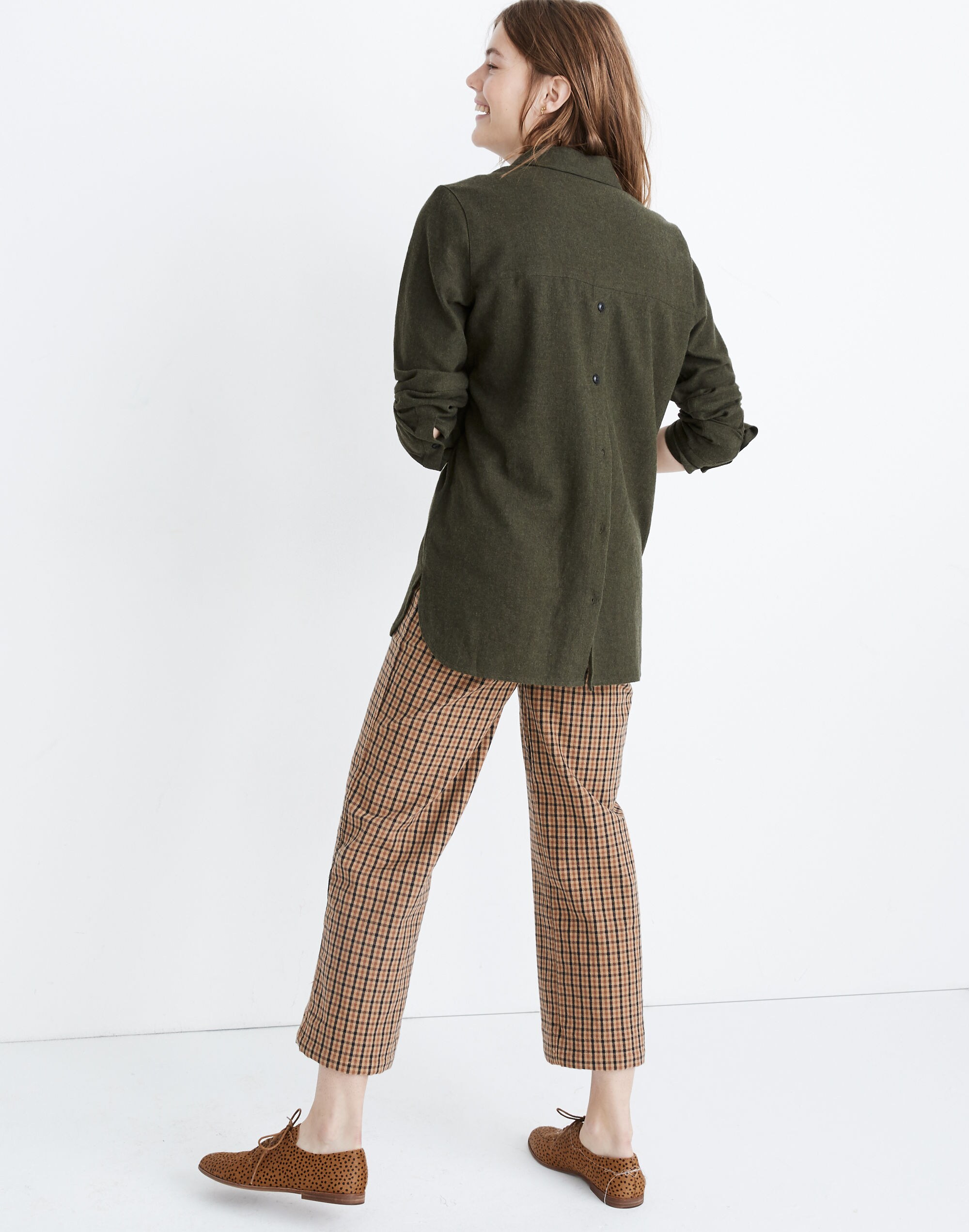 Flannel Classic Ex-Boyfriend Button-Back Shirt