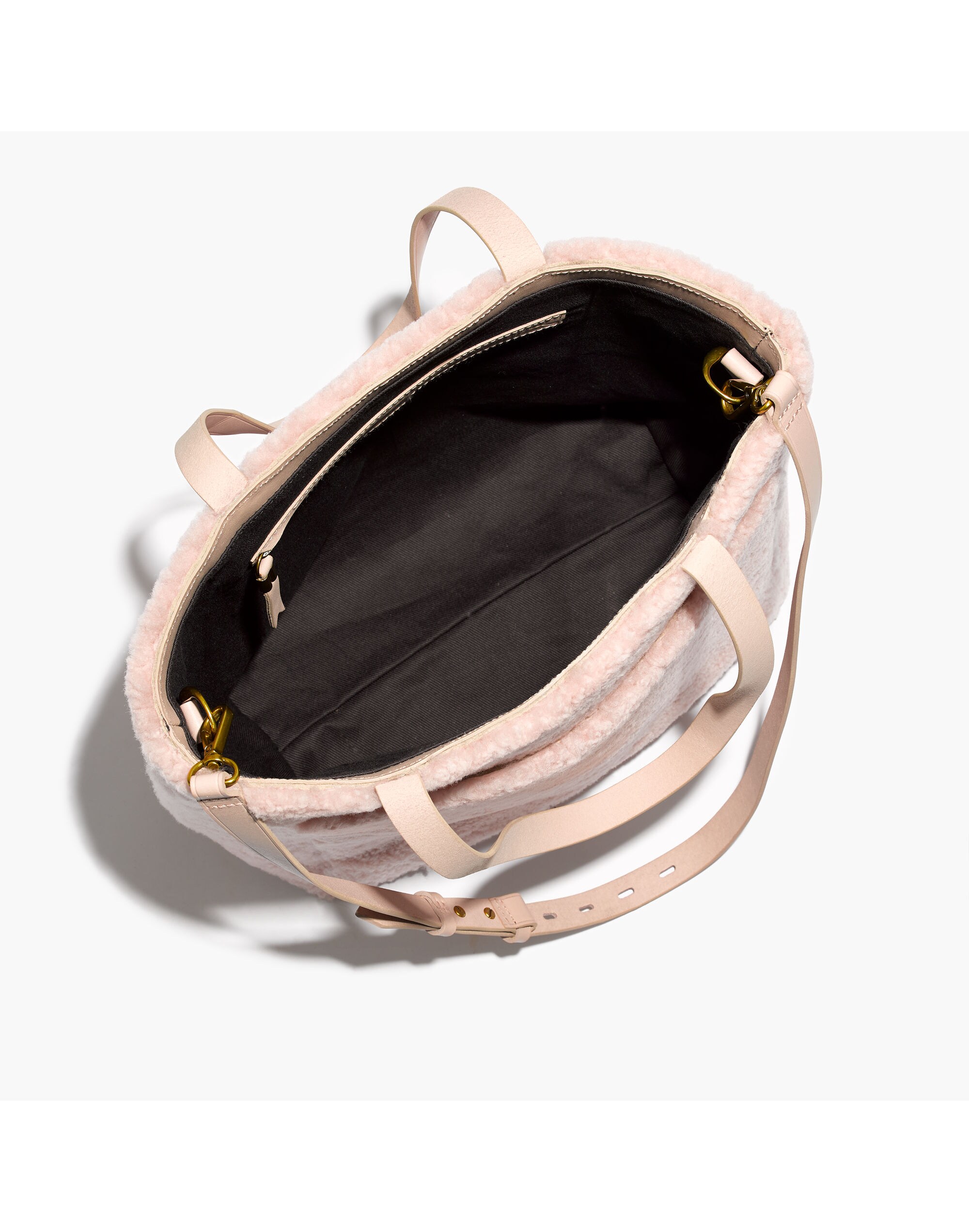 The Medium Transport Tote in Shearling