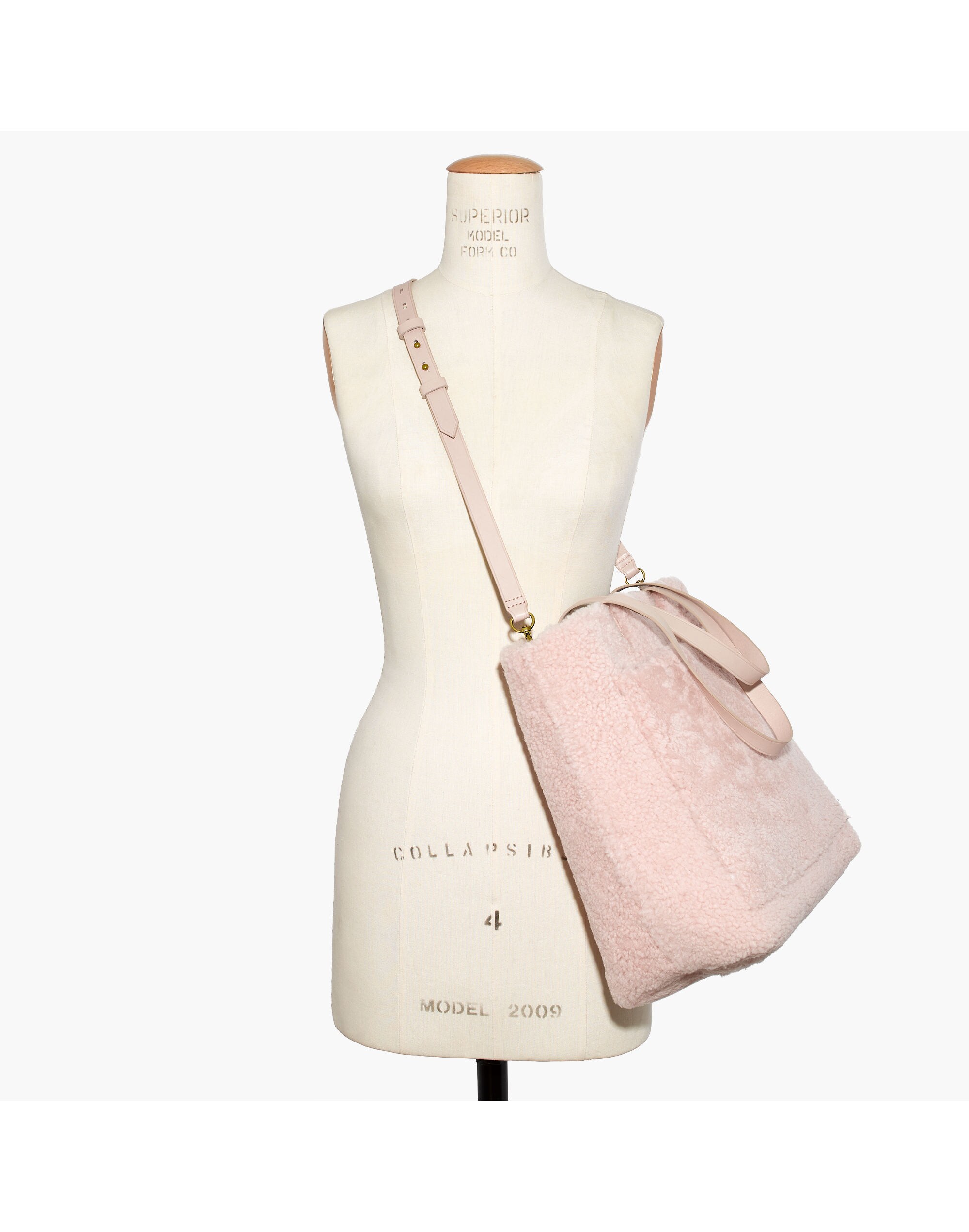 The Medium Transport Tote in Shearling