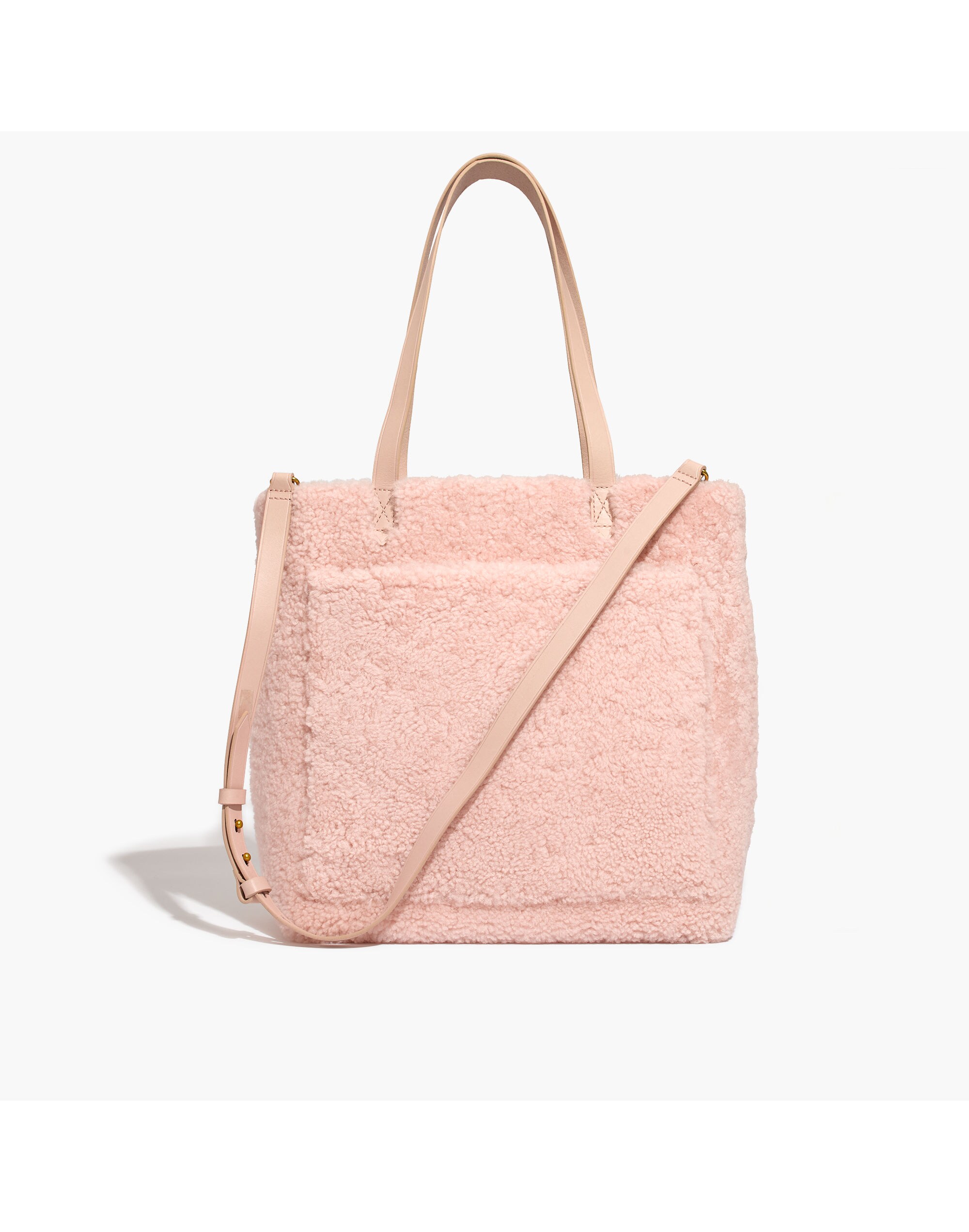 The Medium Transport Tote in Shearling