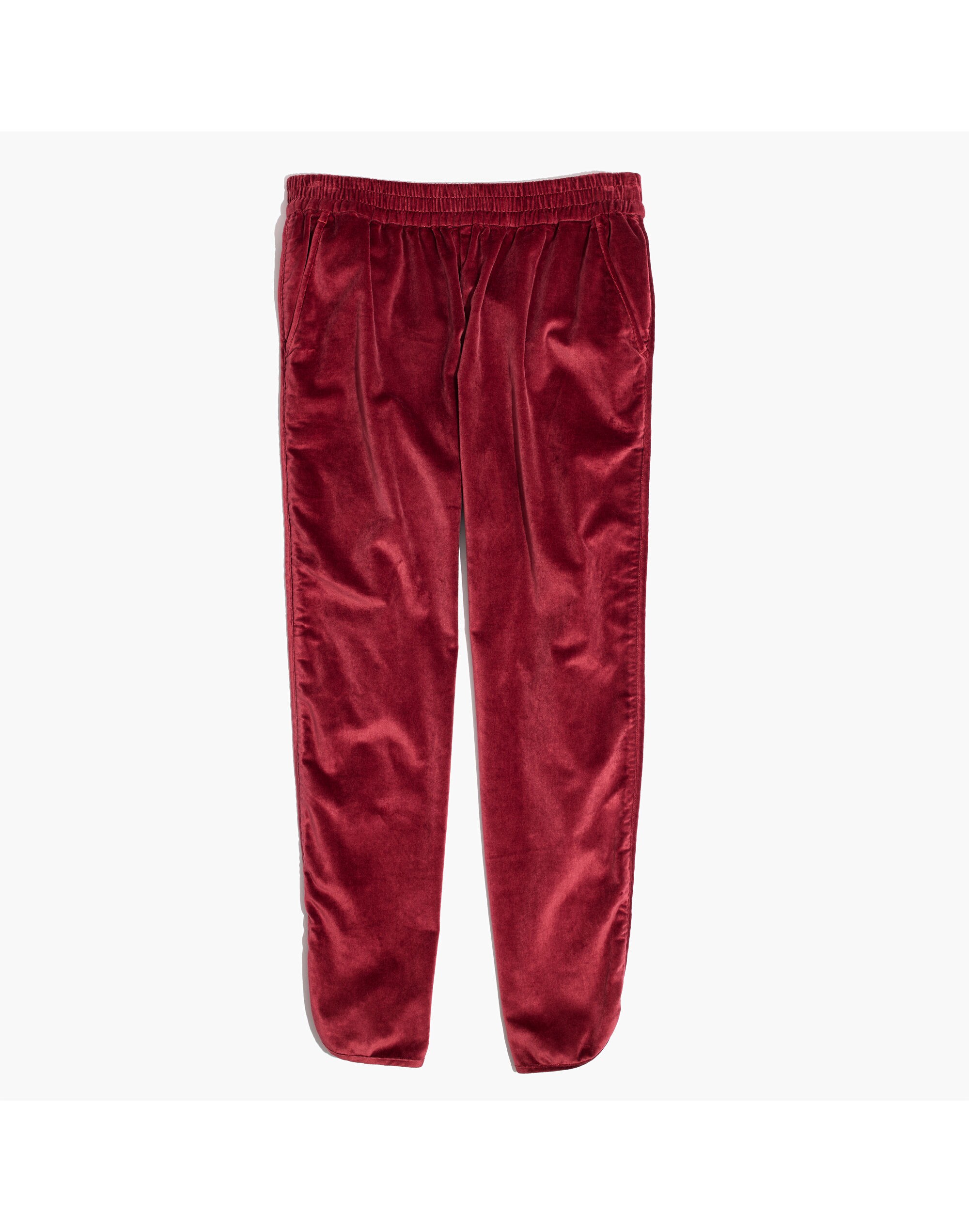 Track Trousers in Velvet