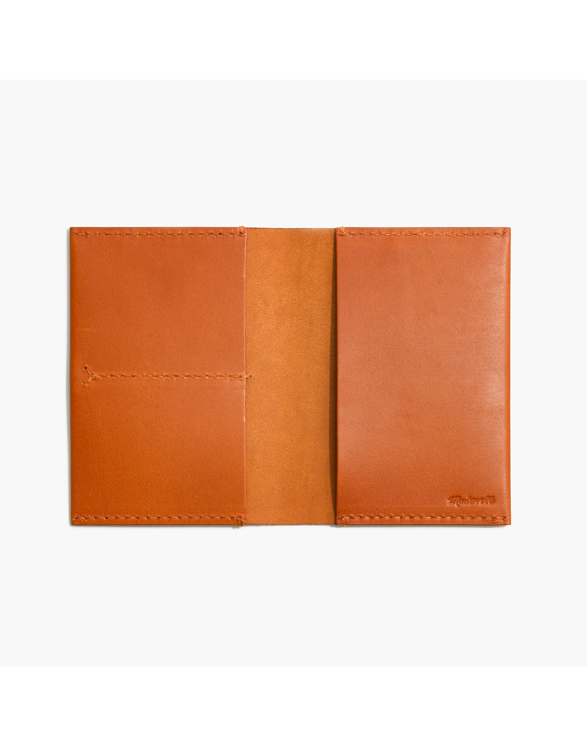 Leather Passport Case in Cider