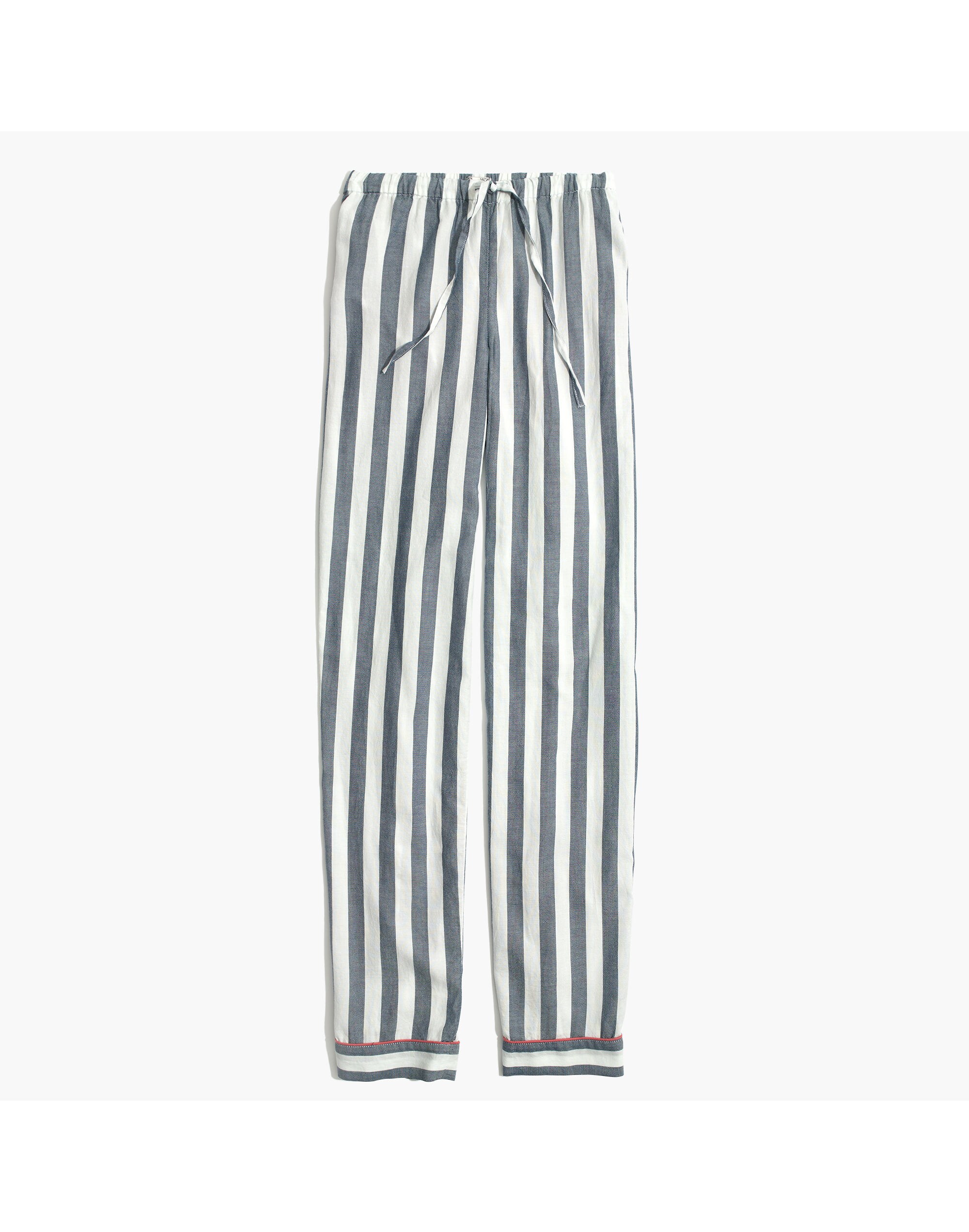 パンツ DORMEUILTROUSERS(TYPE-1) Bedtime Pajama Pants in Oxford Stripe | Madewell