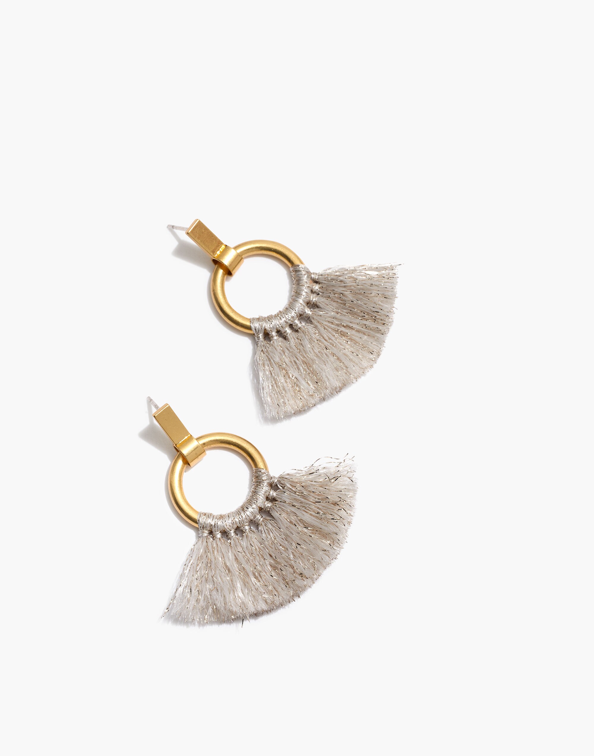 Tassel Hoop Earrings