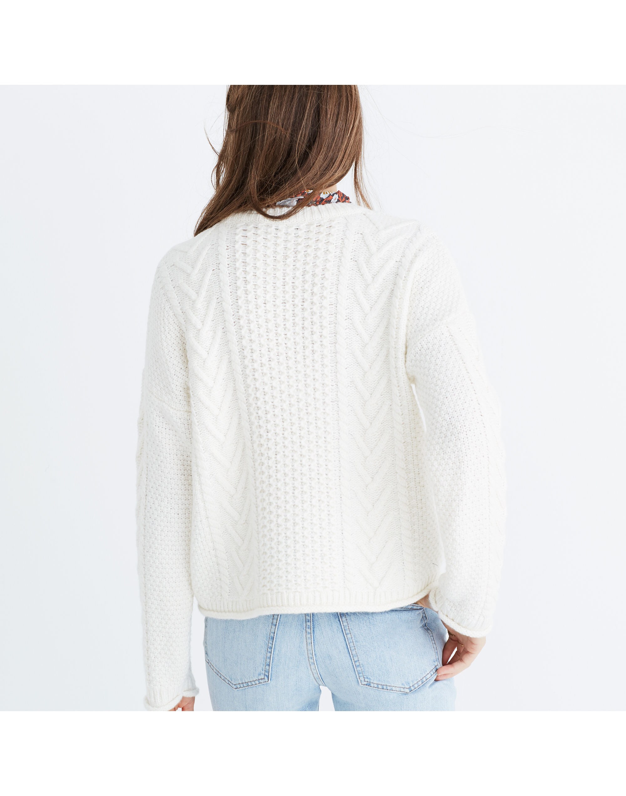 Cableknit Pullover Sweater