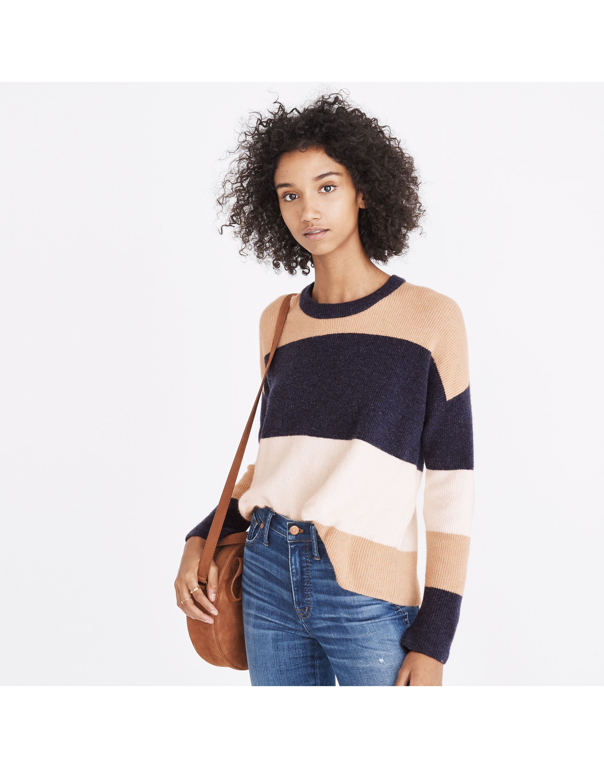 sycamore stripe pullover sweater