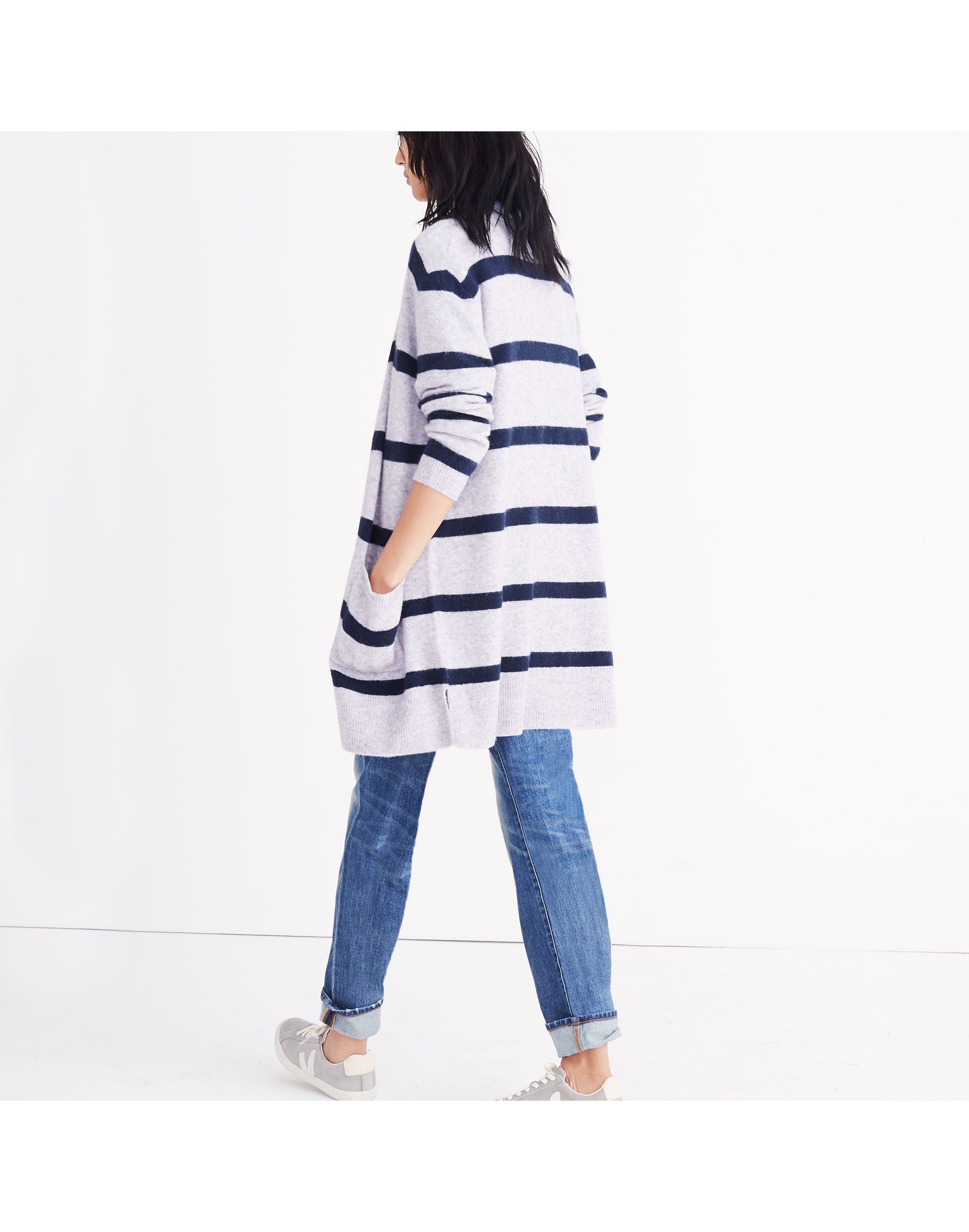 Kent Cardigan Sweater in Stripe