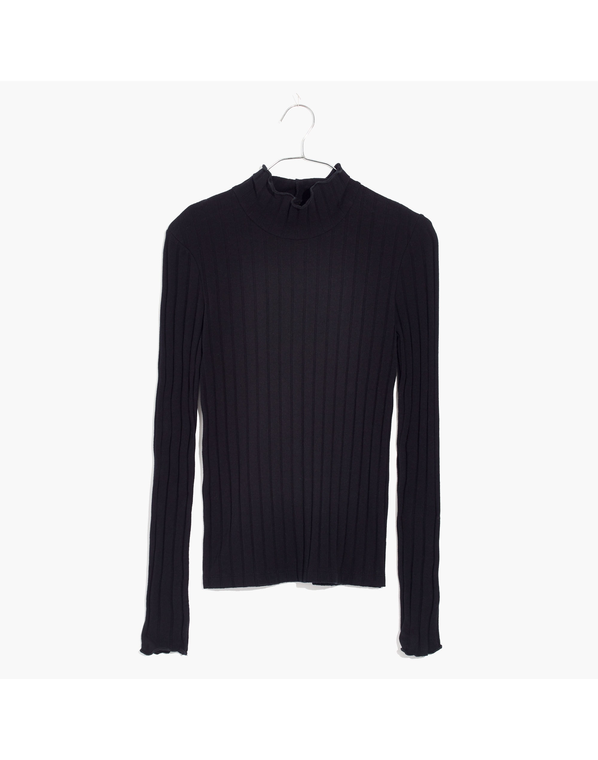 ribbed turtleneck top