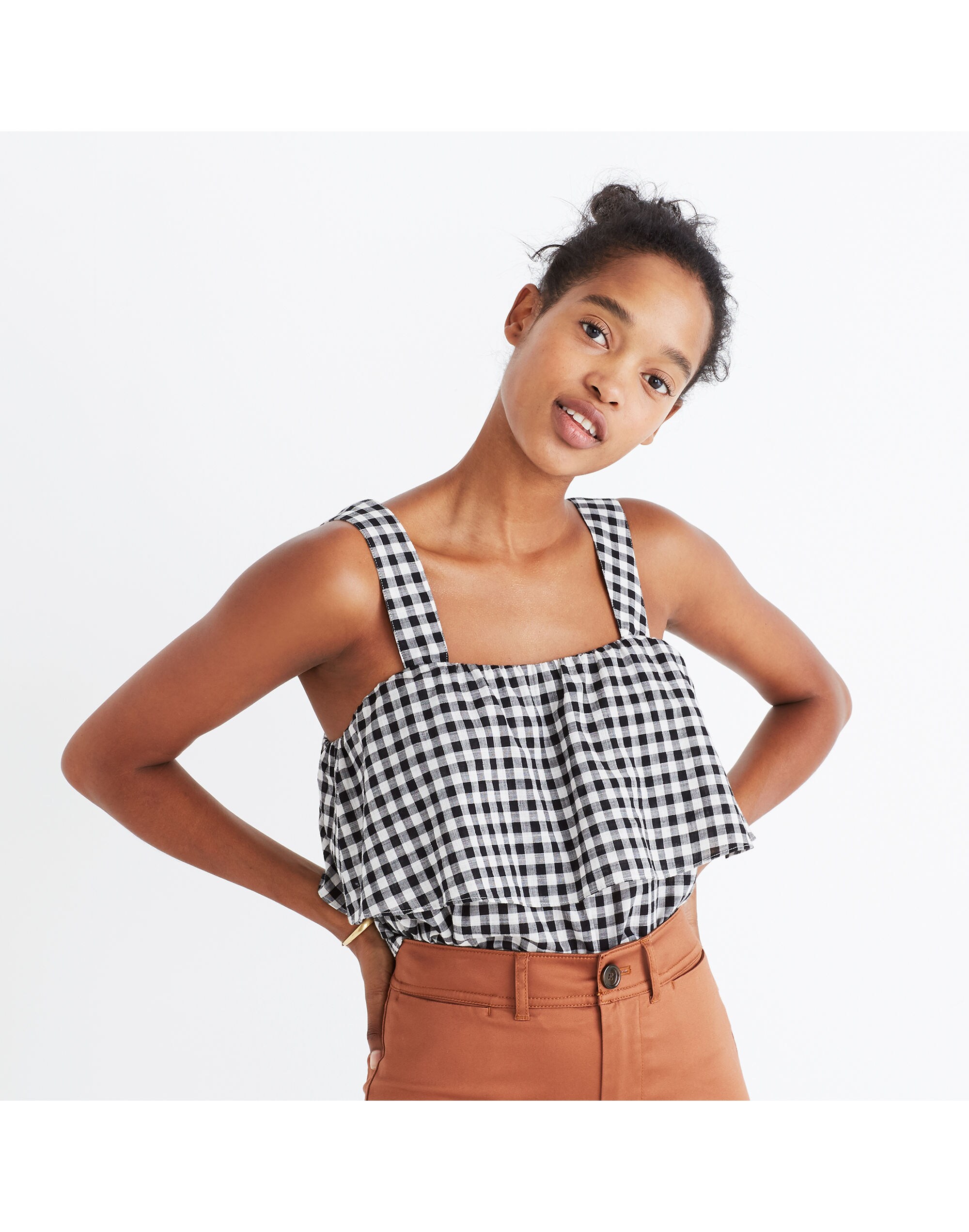 Gingham Tier Top