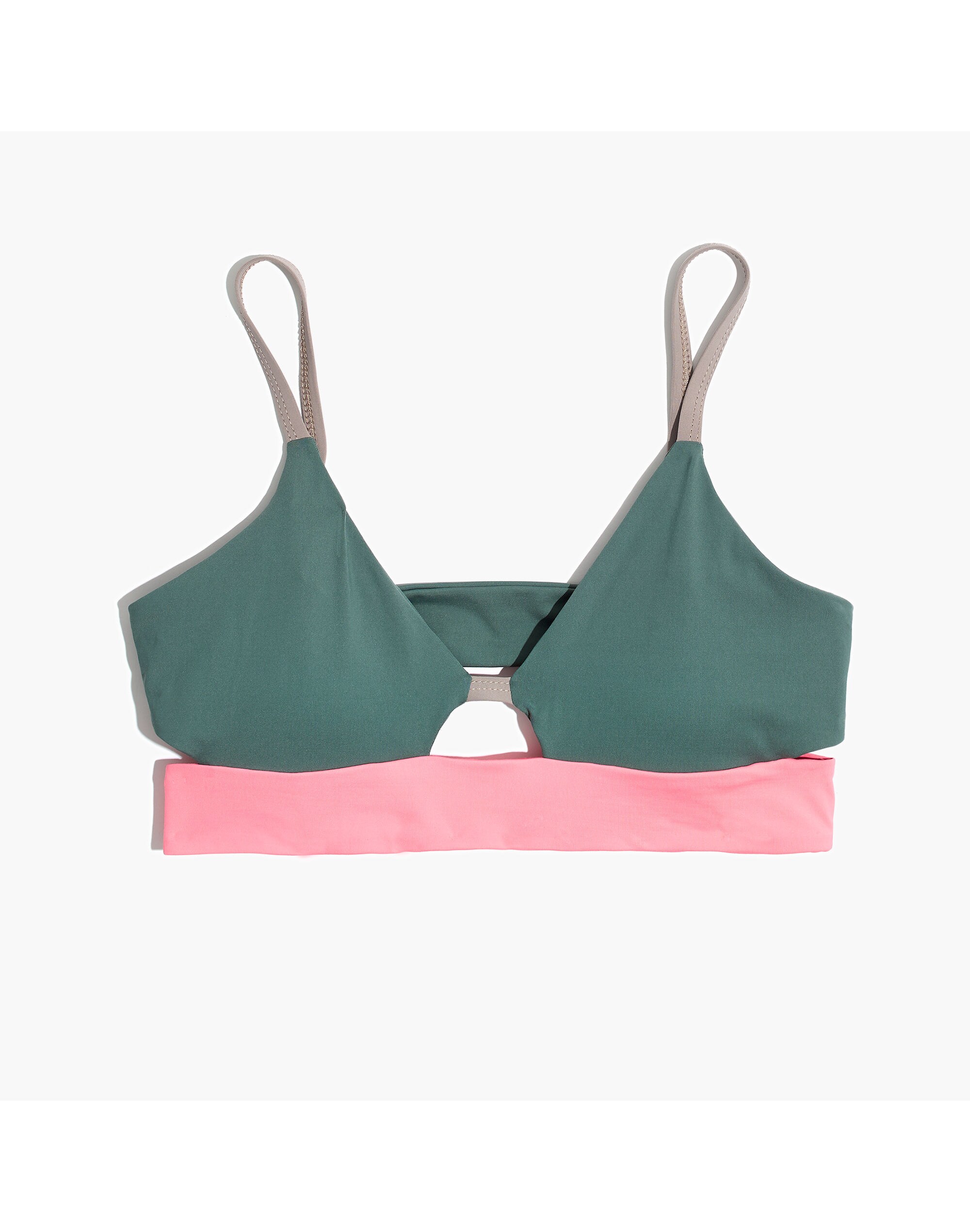 Madewell x Tavik&reg; Juliet Bikini Top in Colorblock
