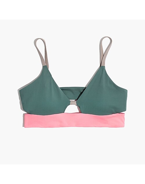 Madewell x Tavik® Juliet Bikini Top in Colorblock