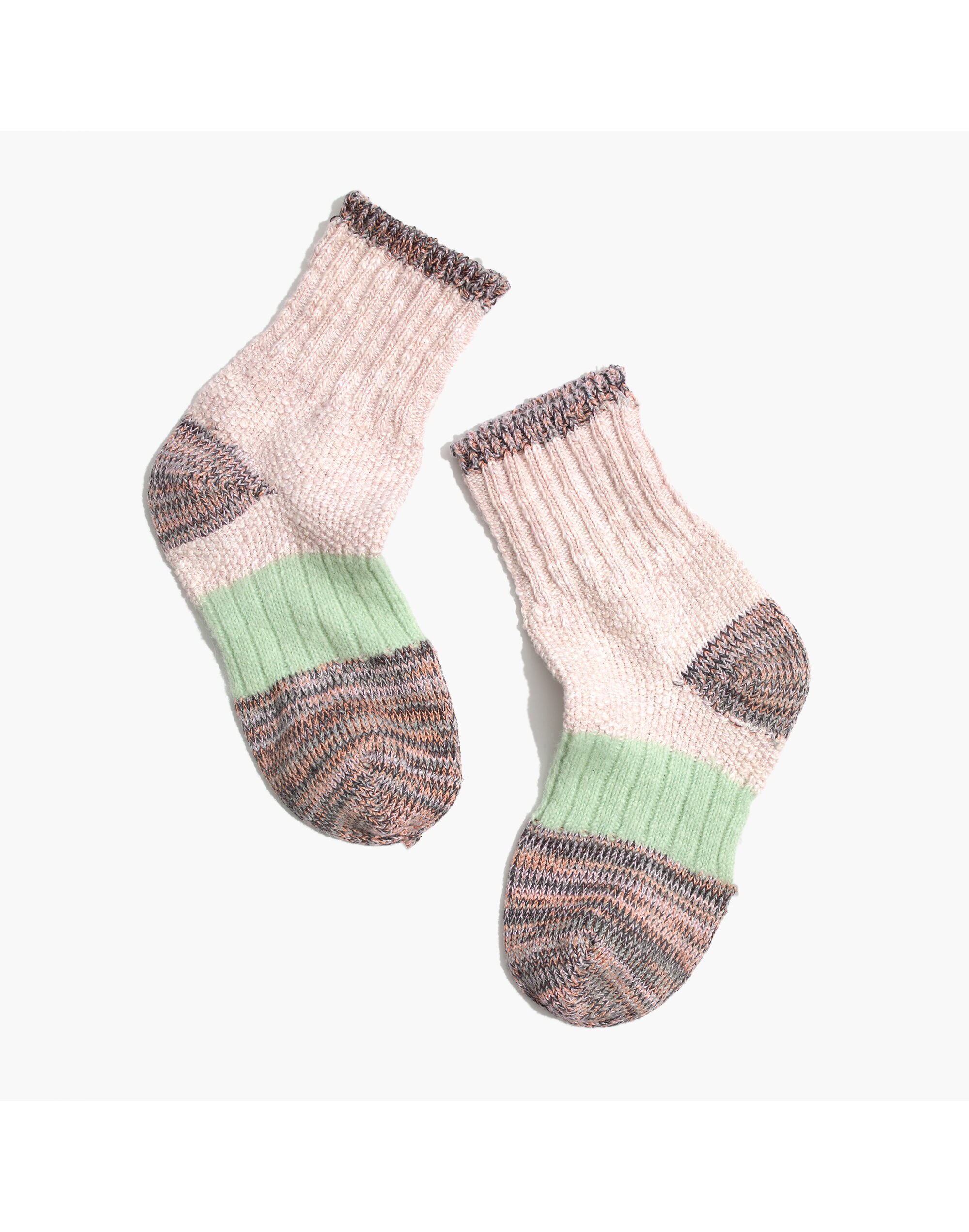 Madewell x Hansel from Basel&trade; Metallic Dapple Crew Socks