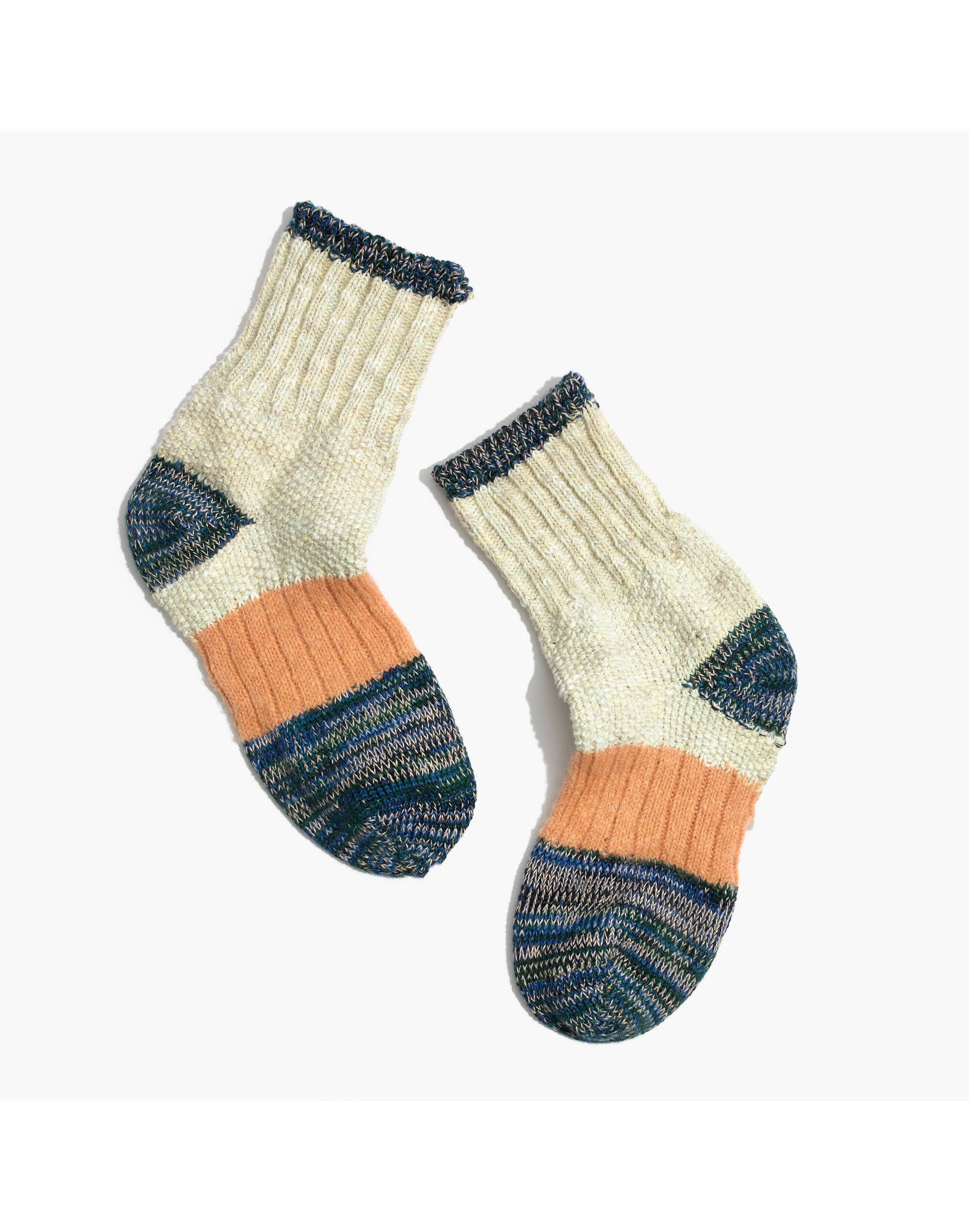 Madewell x Hansel from Basel&trade; Metallic Dapple Crew Socks