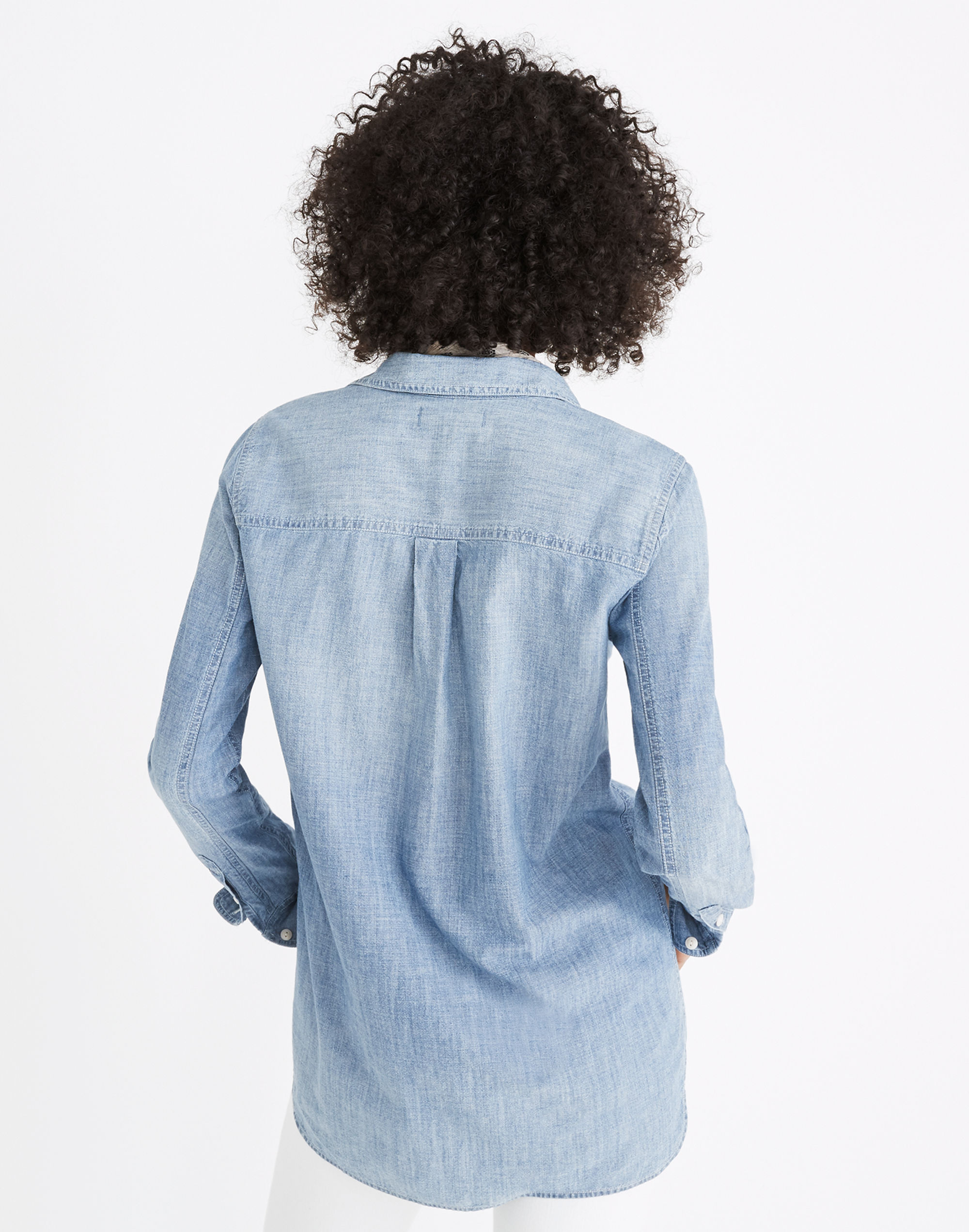 Chambray Classic Ex-Boyfriend Shirt in Mazzy Wash