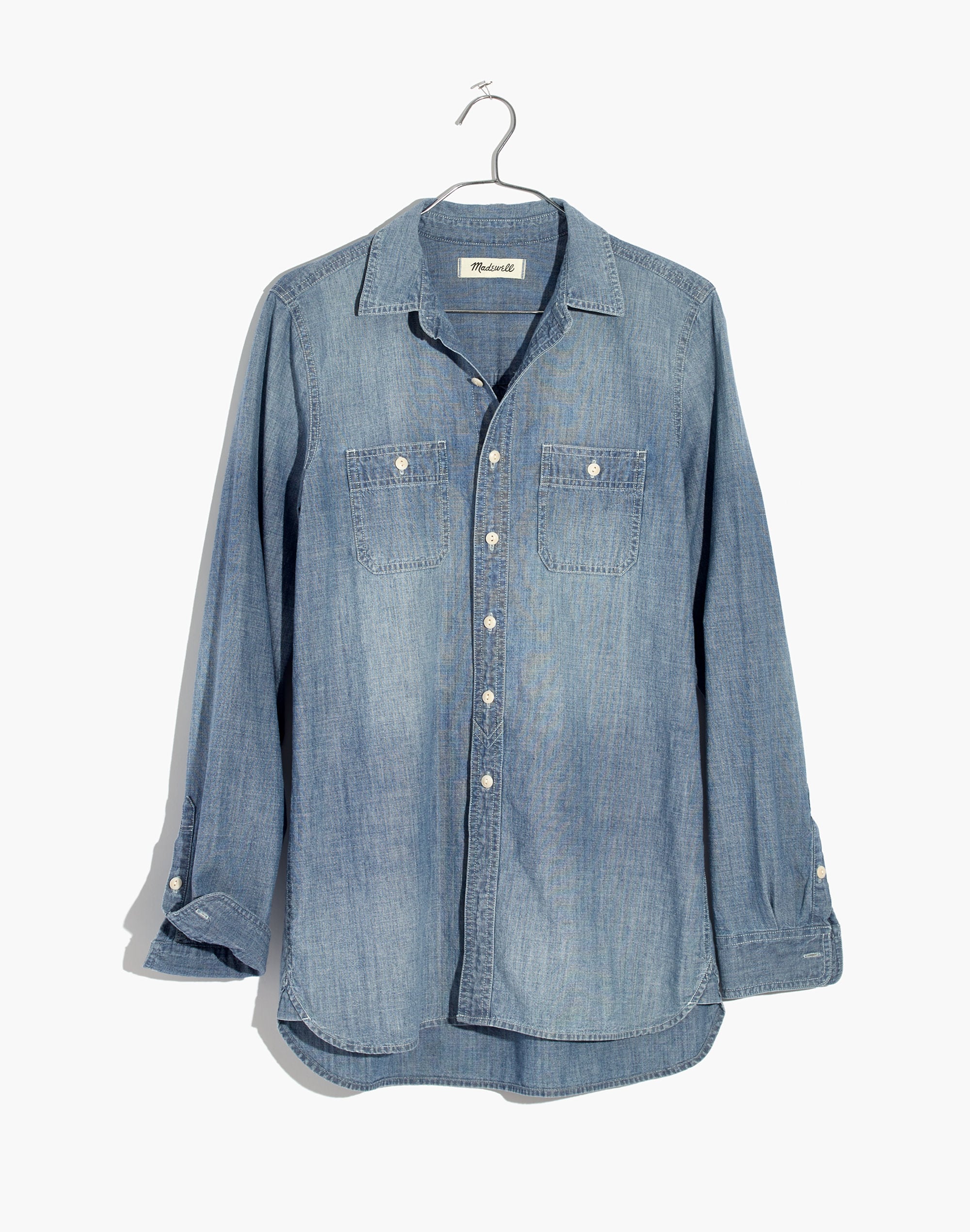 Chambray Classic Ex-Boyfriend Shirt in Mazzy Wash