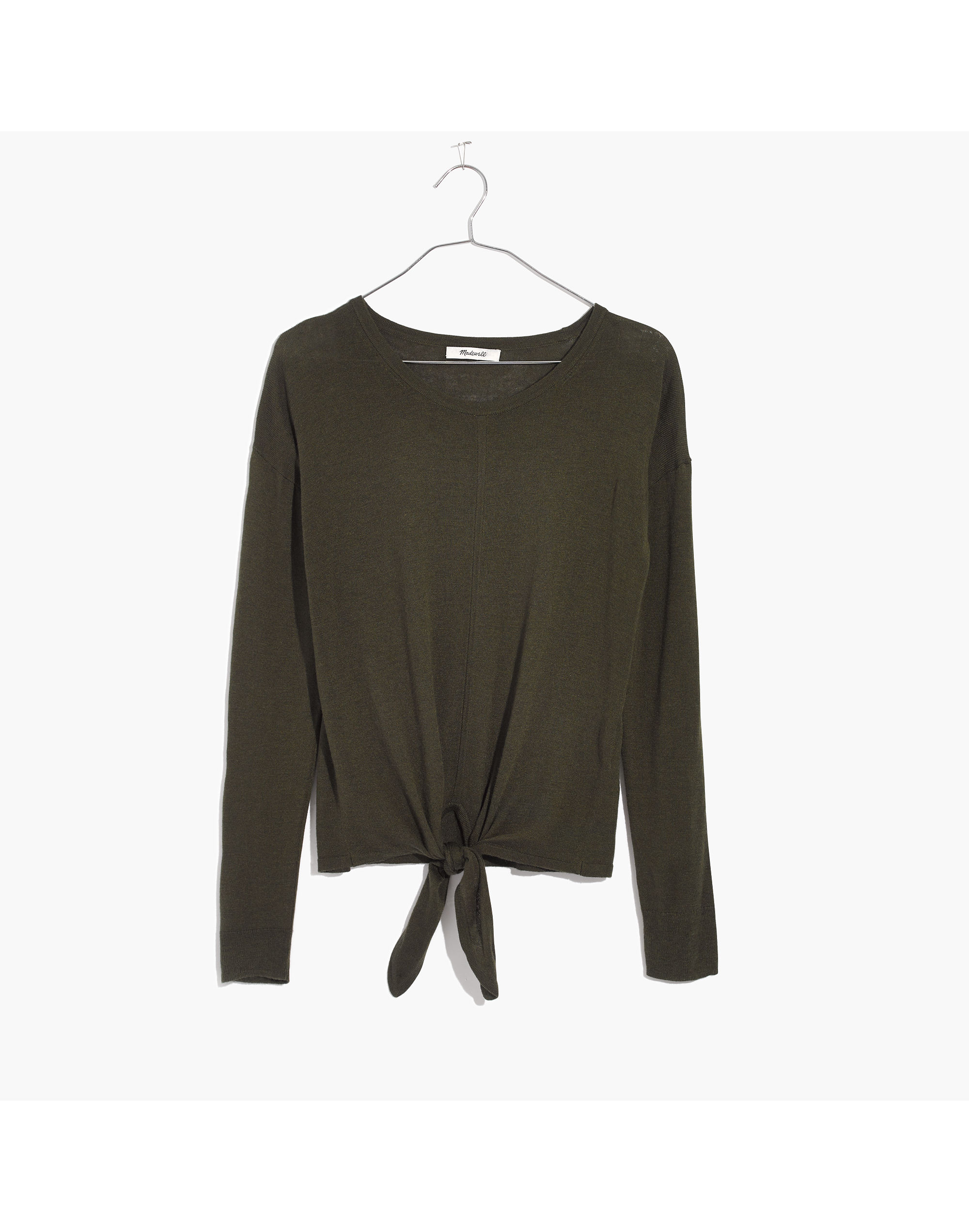 Modern Tie-Front Sweater