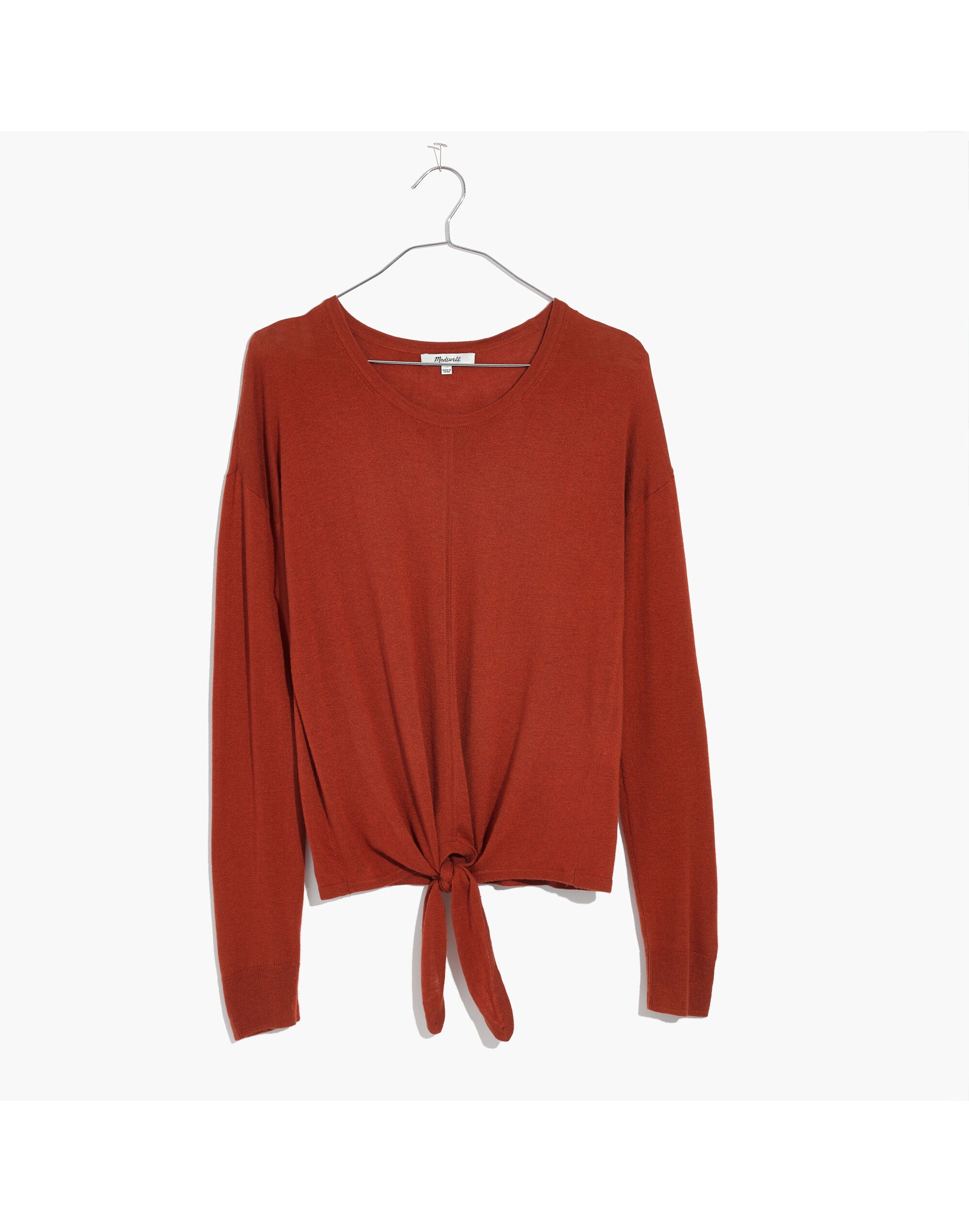 Modern Tie-Front Sweater