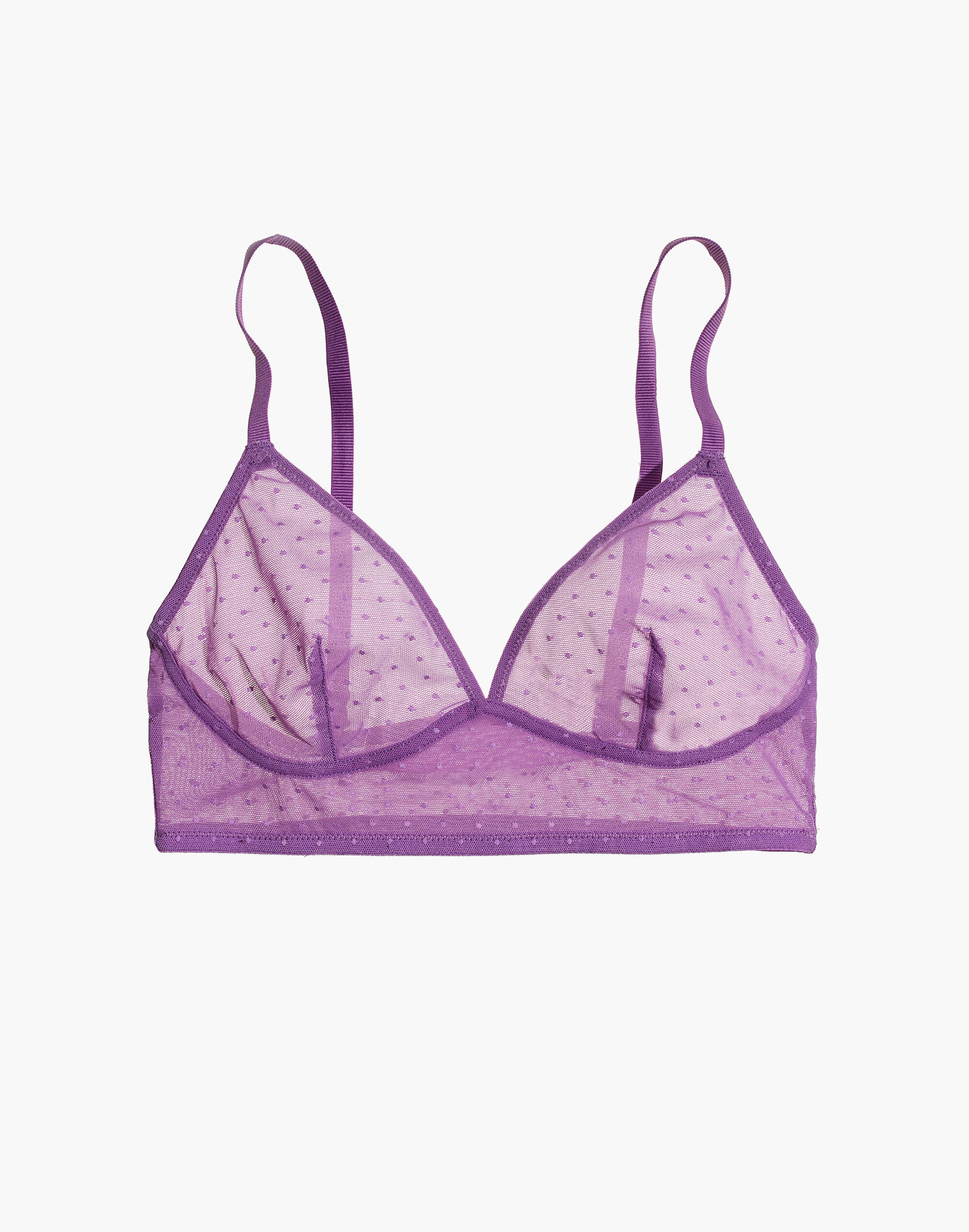 Swiss-Dot Marisa Longline Bralette
