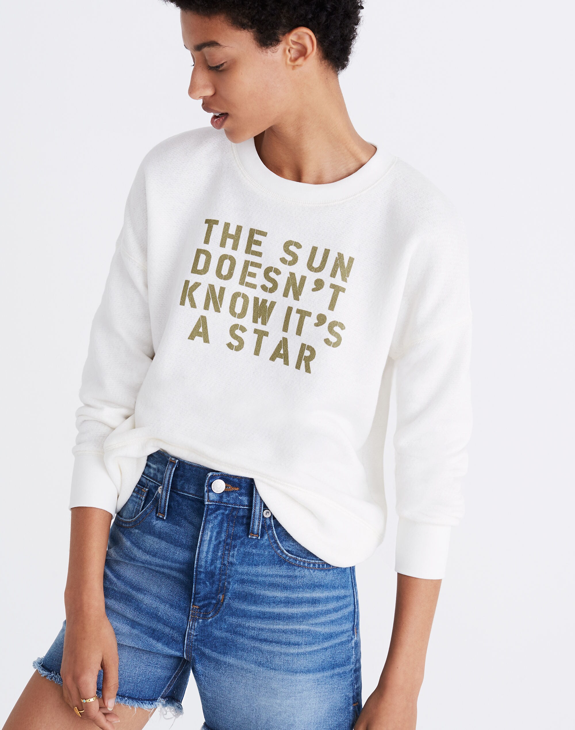 The Sun Doesn't Know It's A Star Sweatshirt